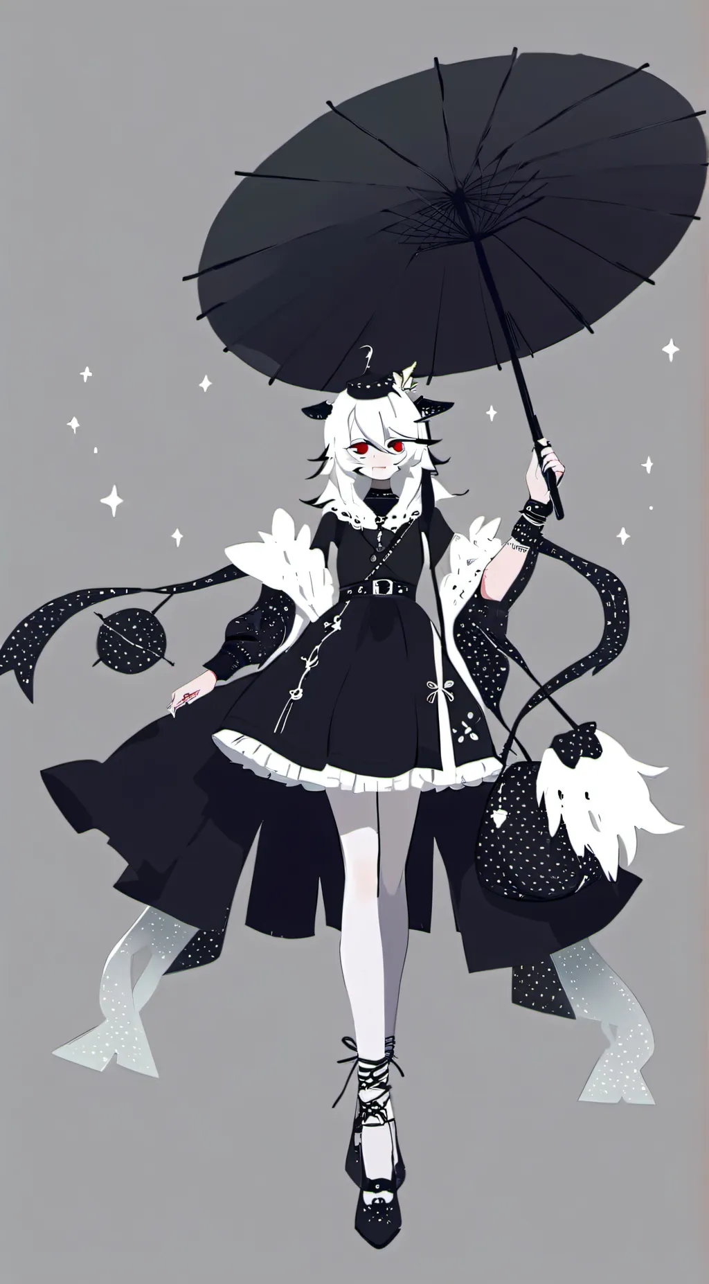 ai character: Miss circle background