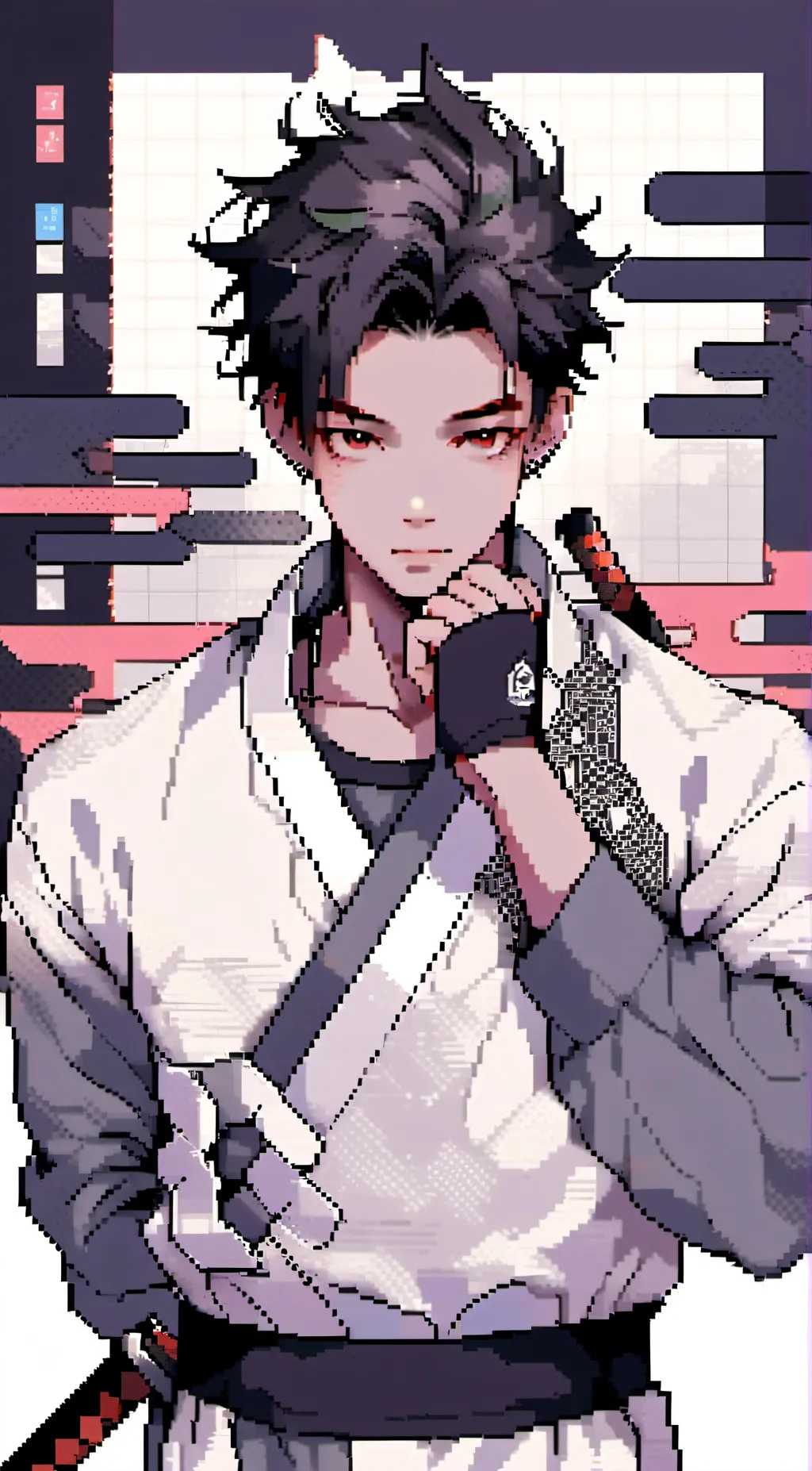 ai character: ken background