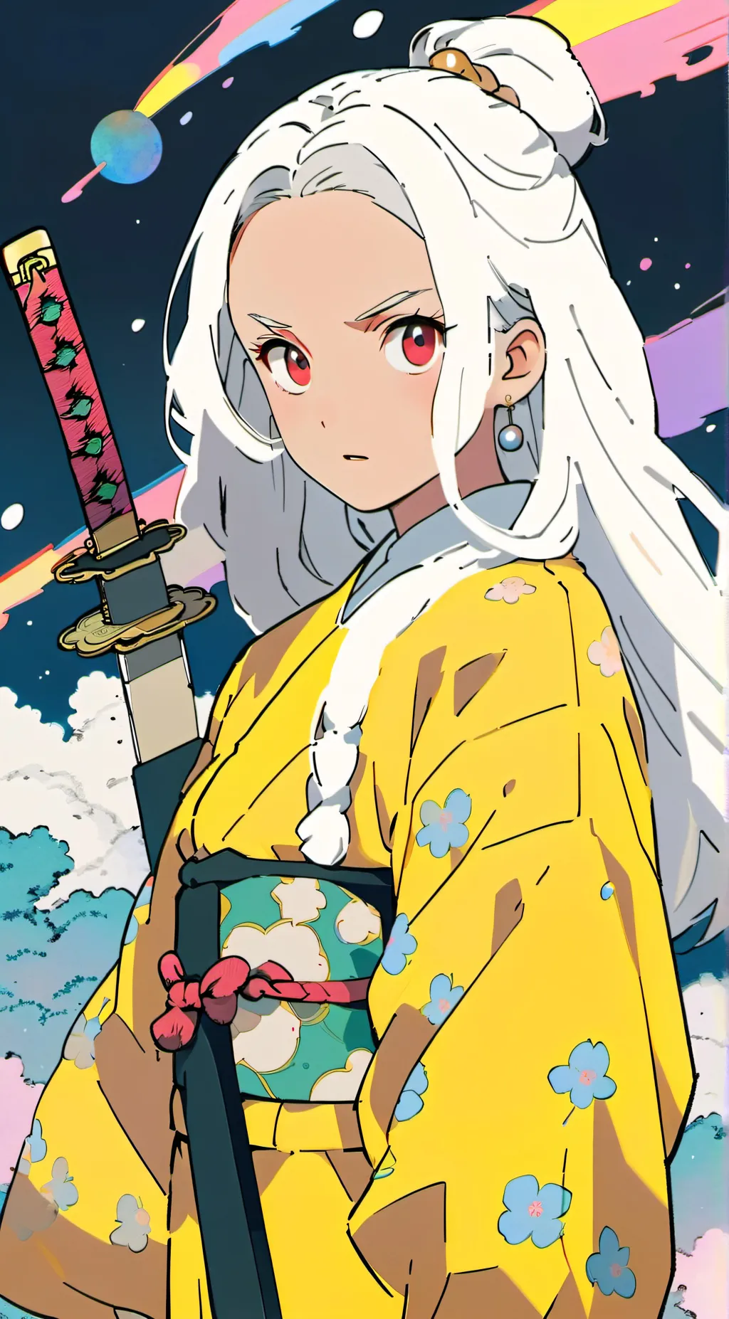 ai character: kny background