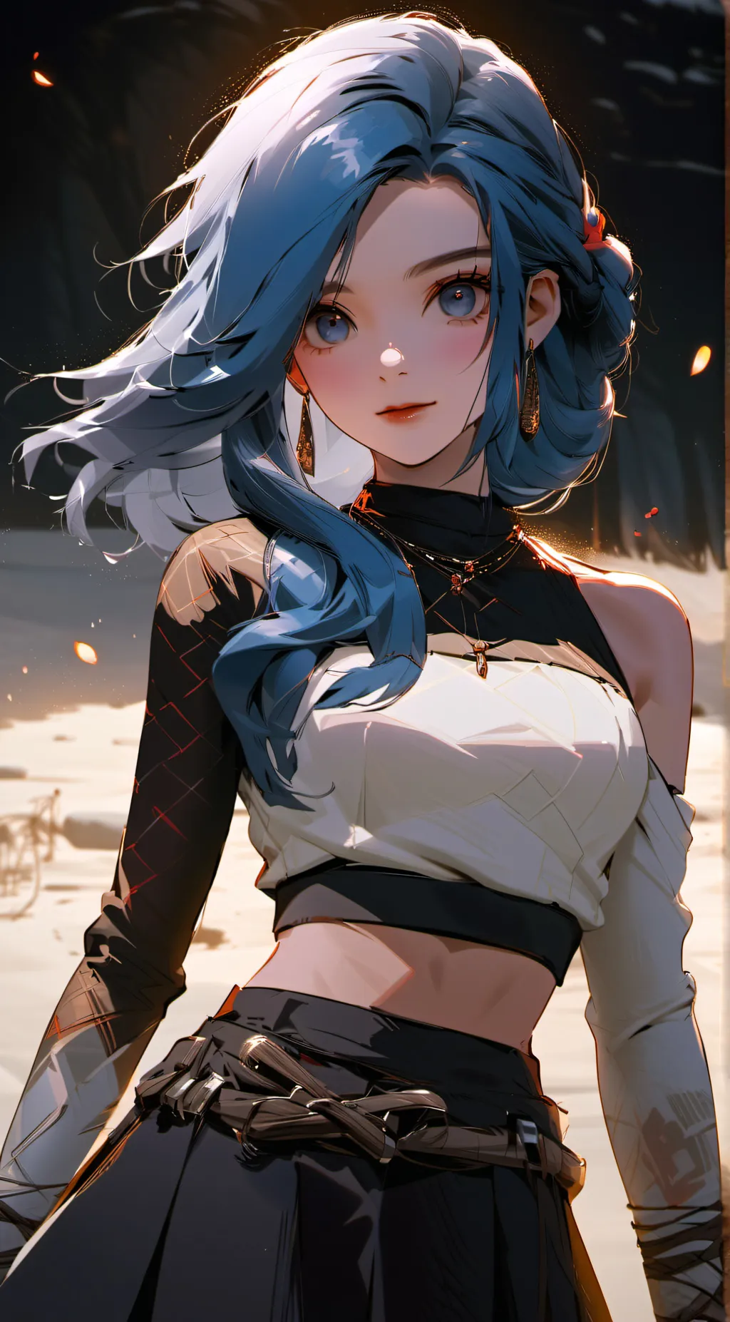 ai character: Luna background