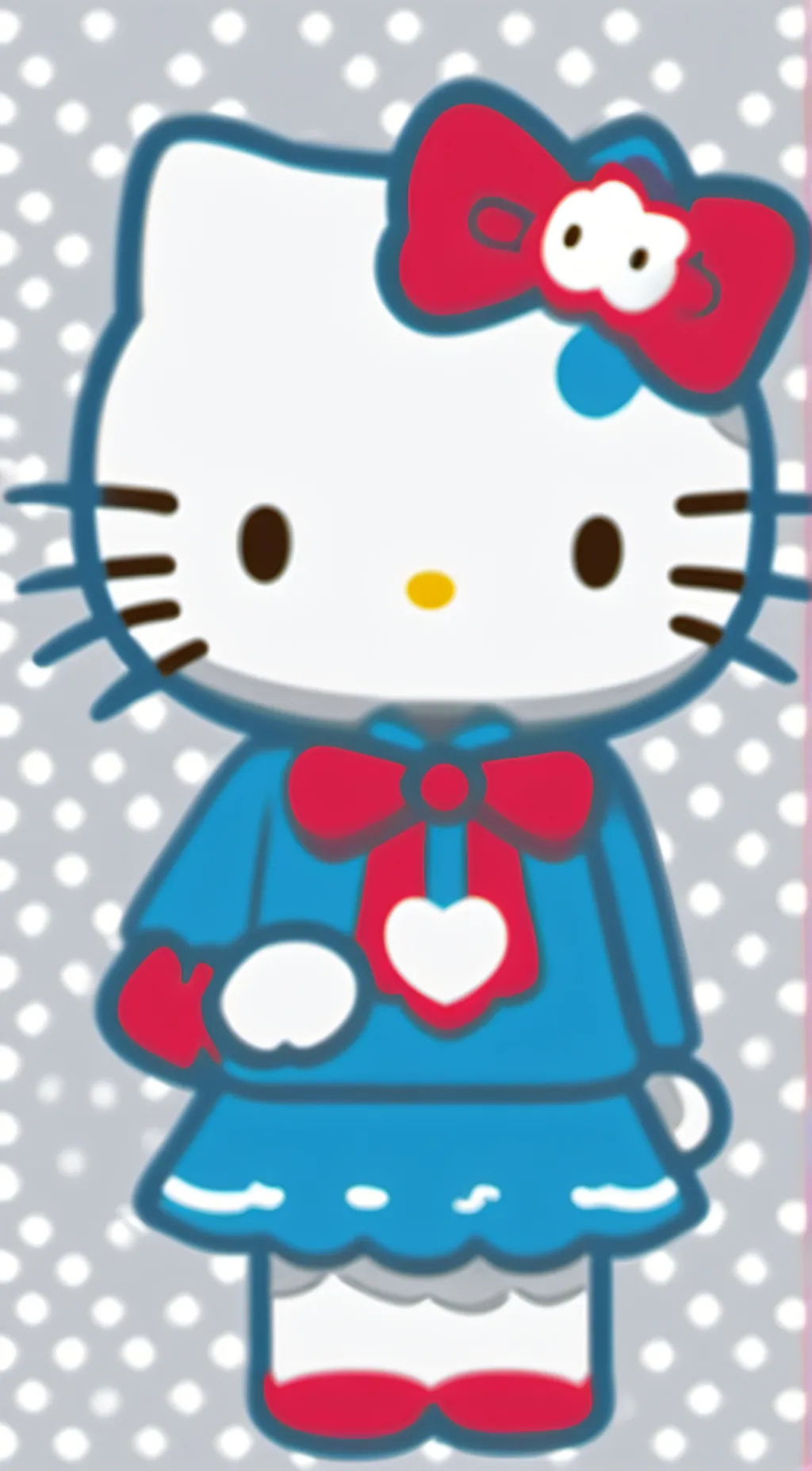 ai character: Hello Kitty background