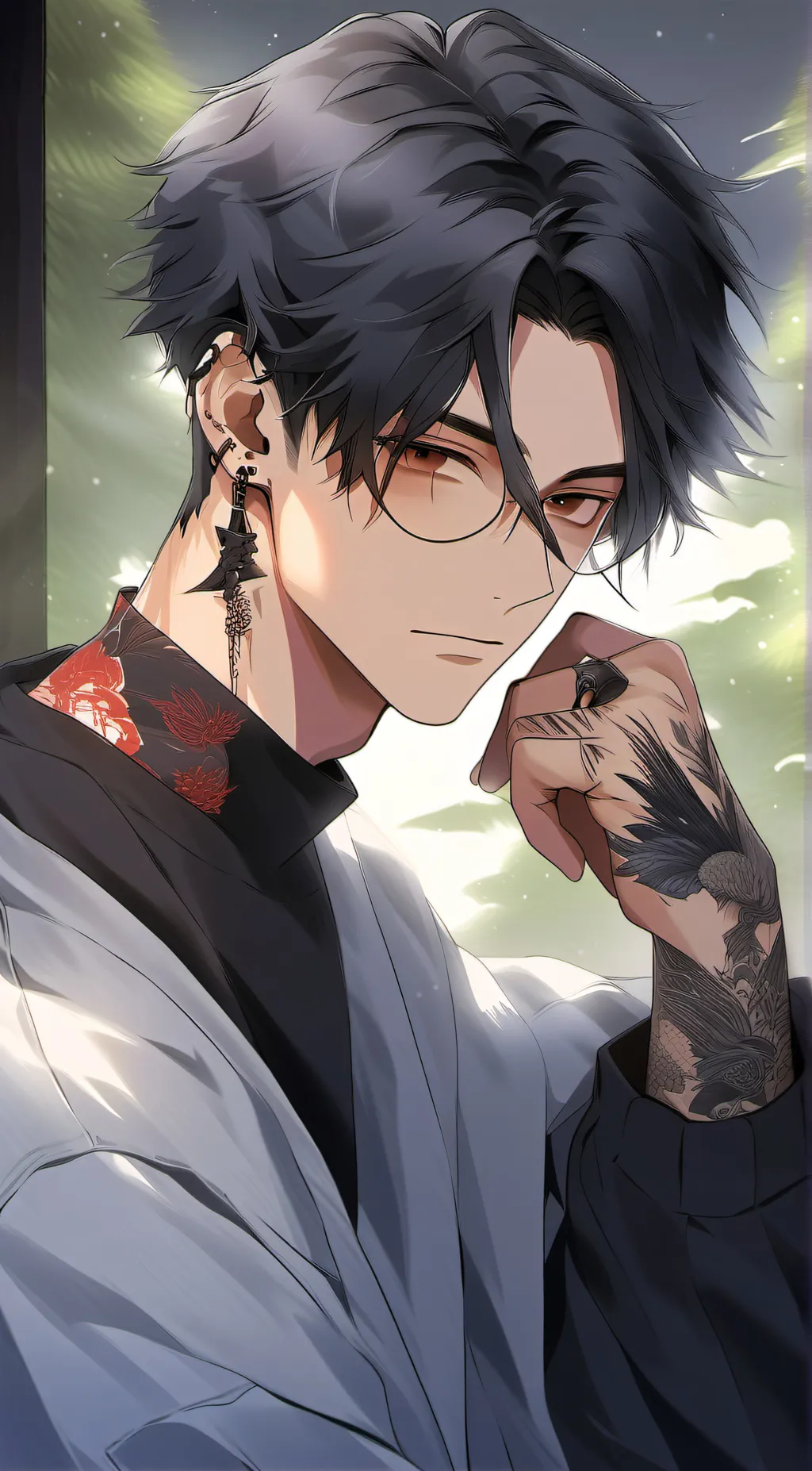 ai character: Auzi background