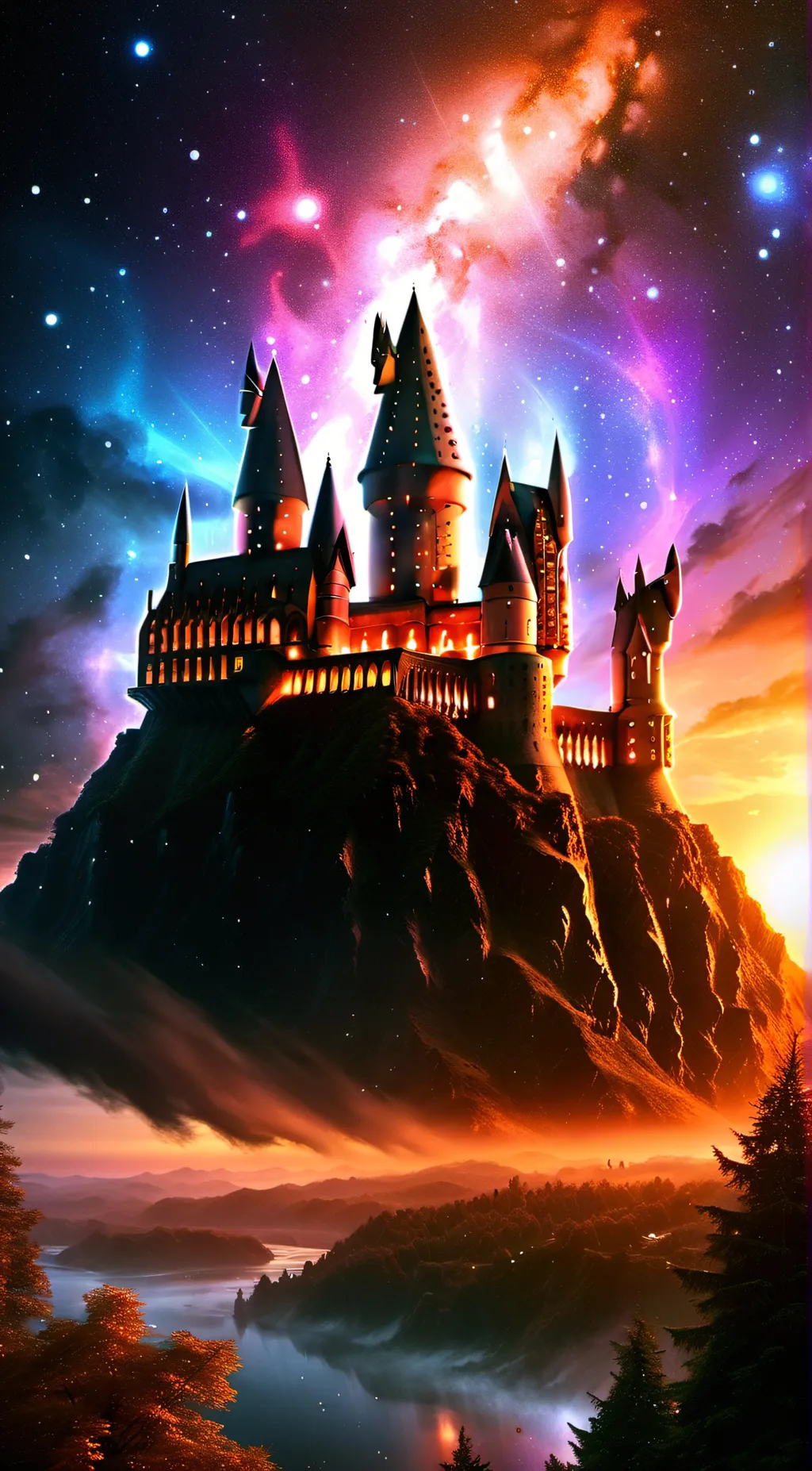 ai character: Hogwarts background