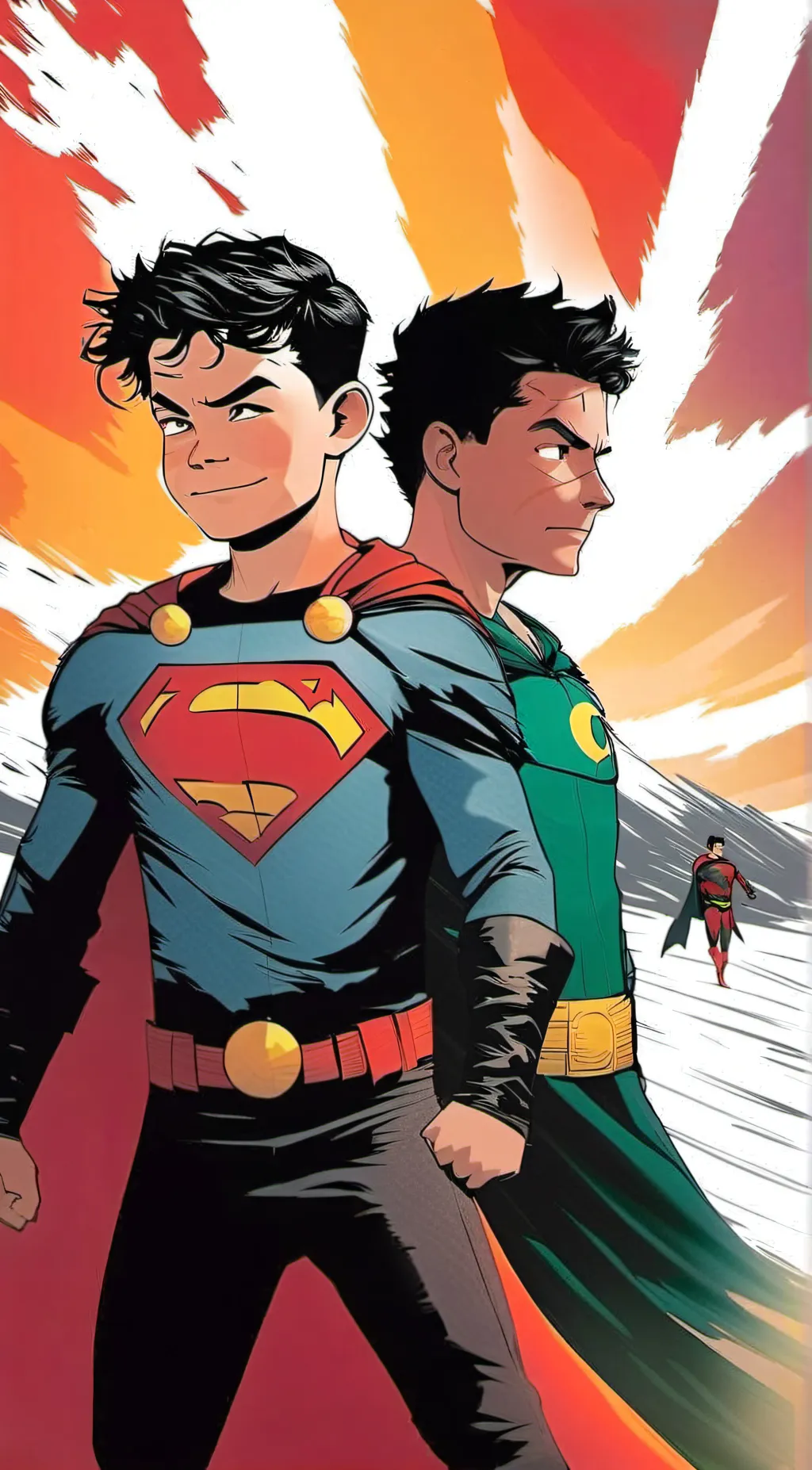 ai character: Super Sons background