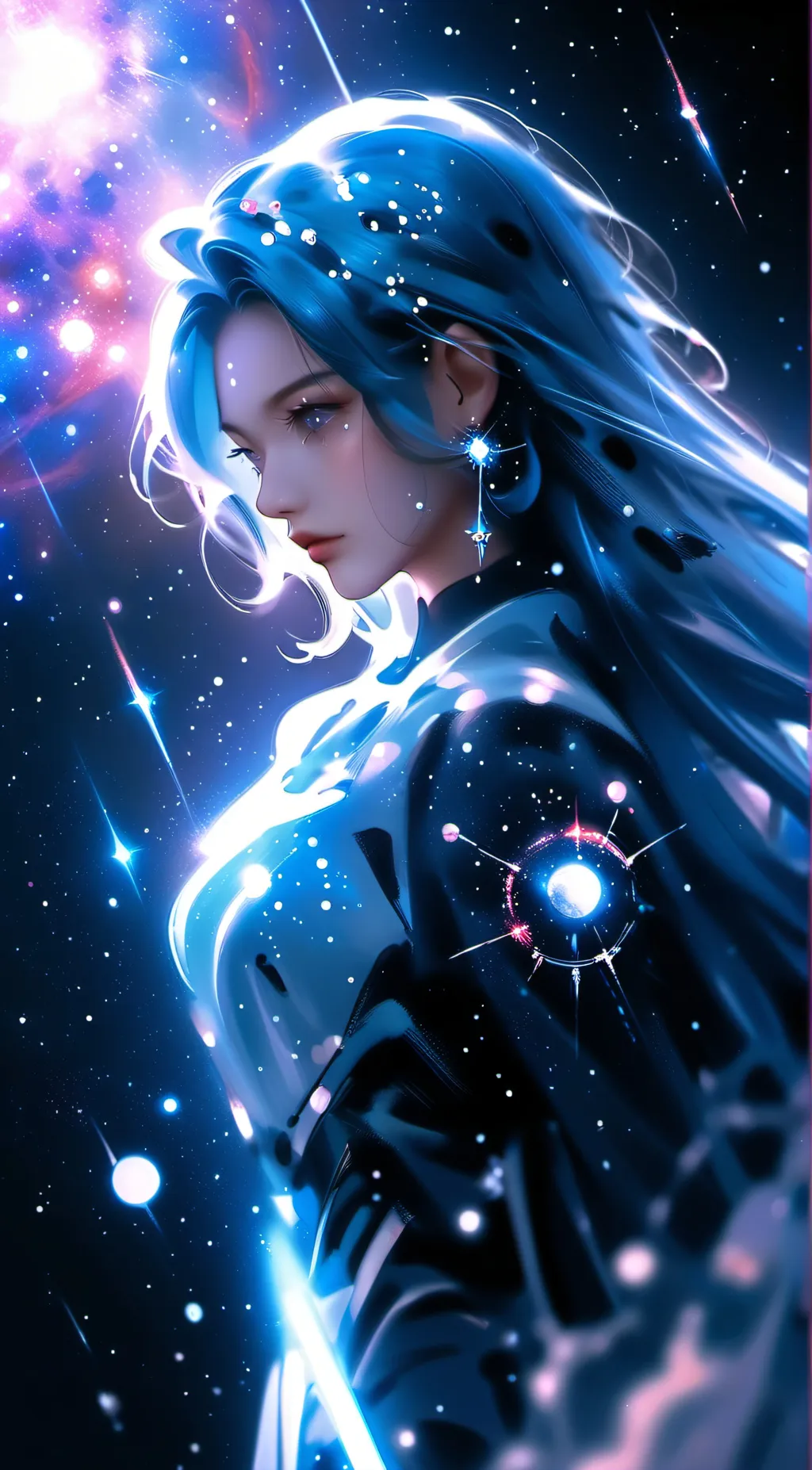 ai character: Iris lene background