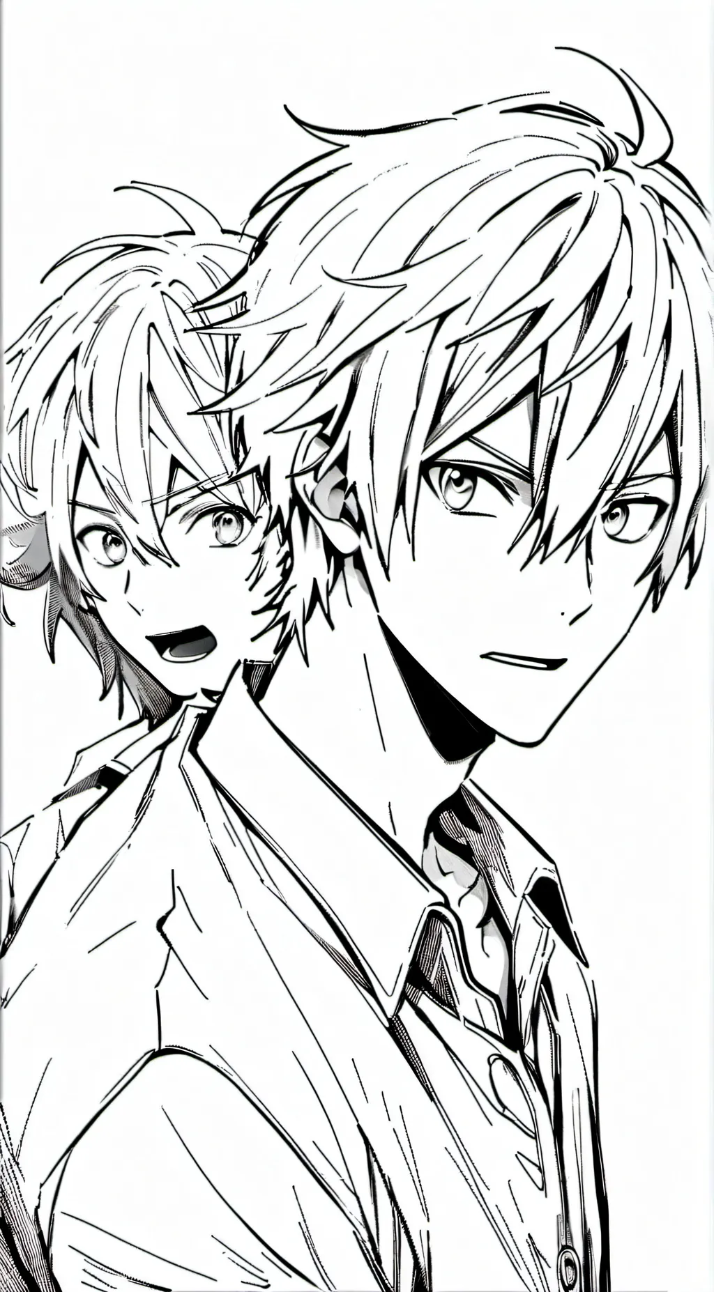 ai character: noah and Mikefight background