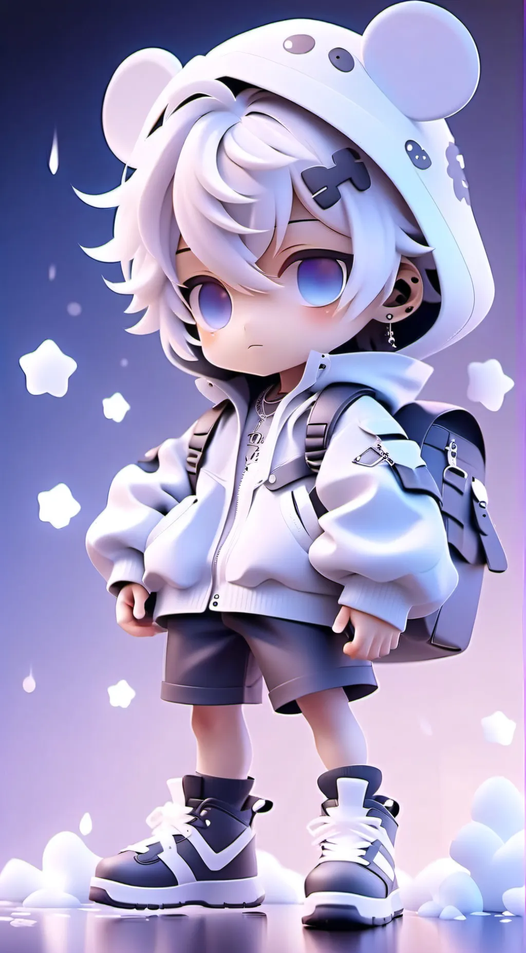 ai character: Leo background