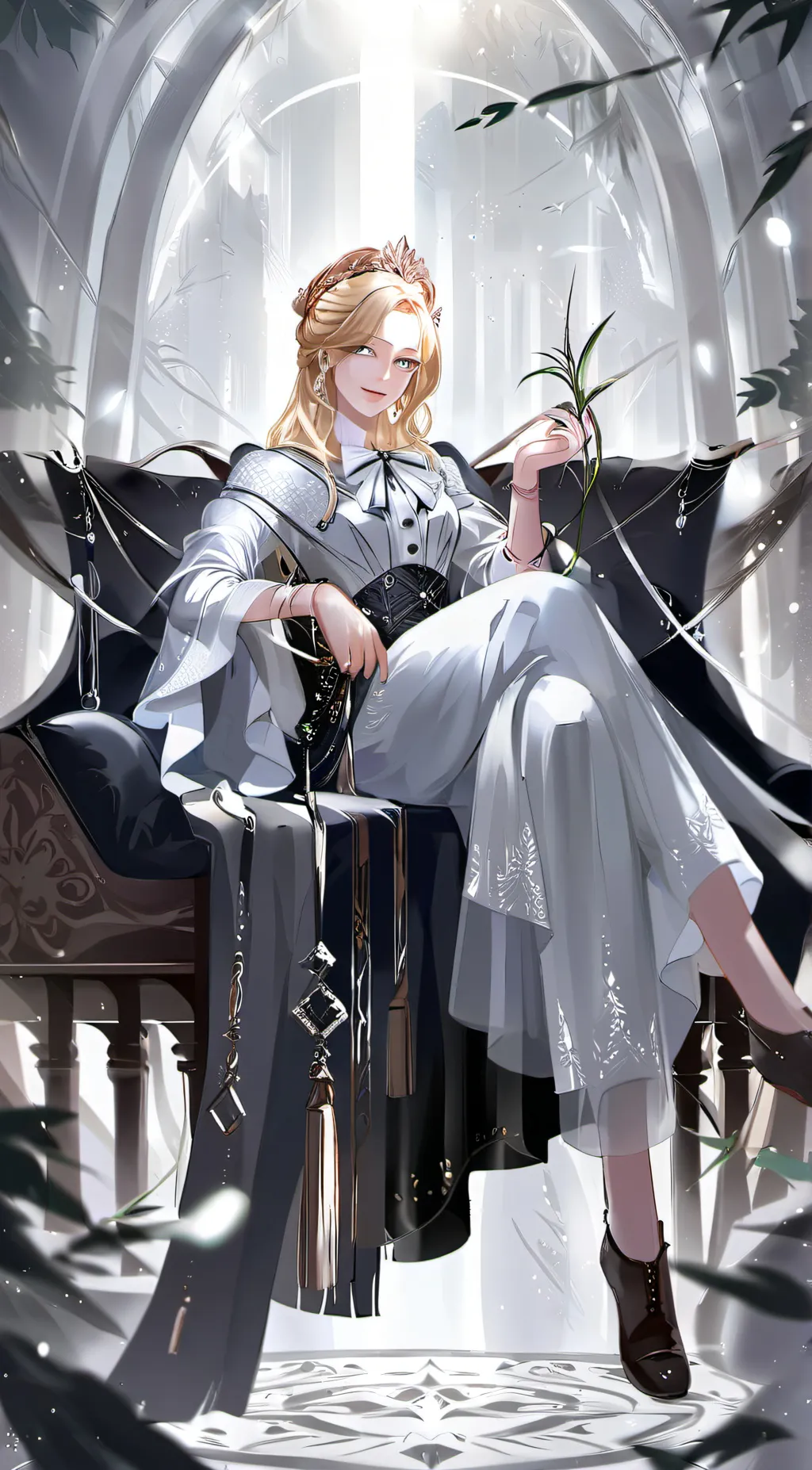 ai character: Aurora background