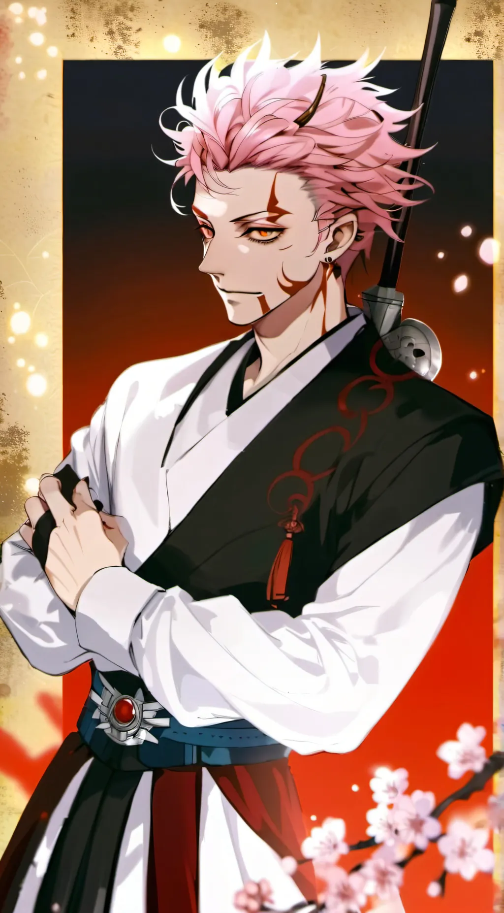 ai character: Sukuna background