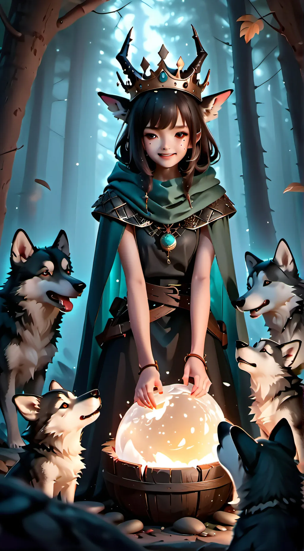 ai character: its just Queen 👑 background