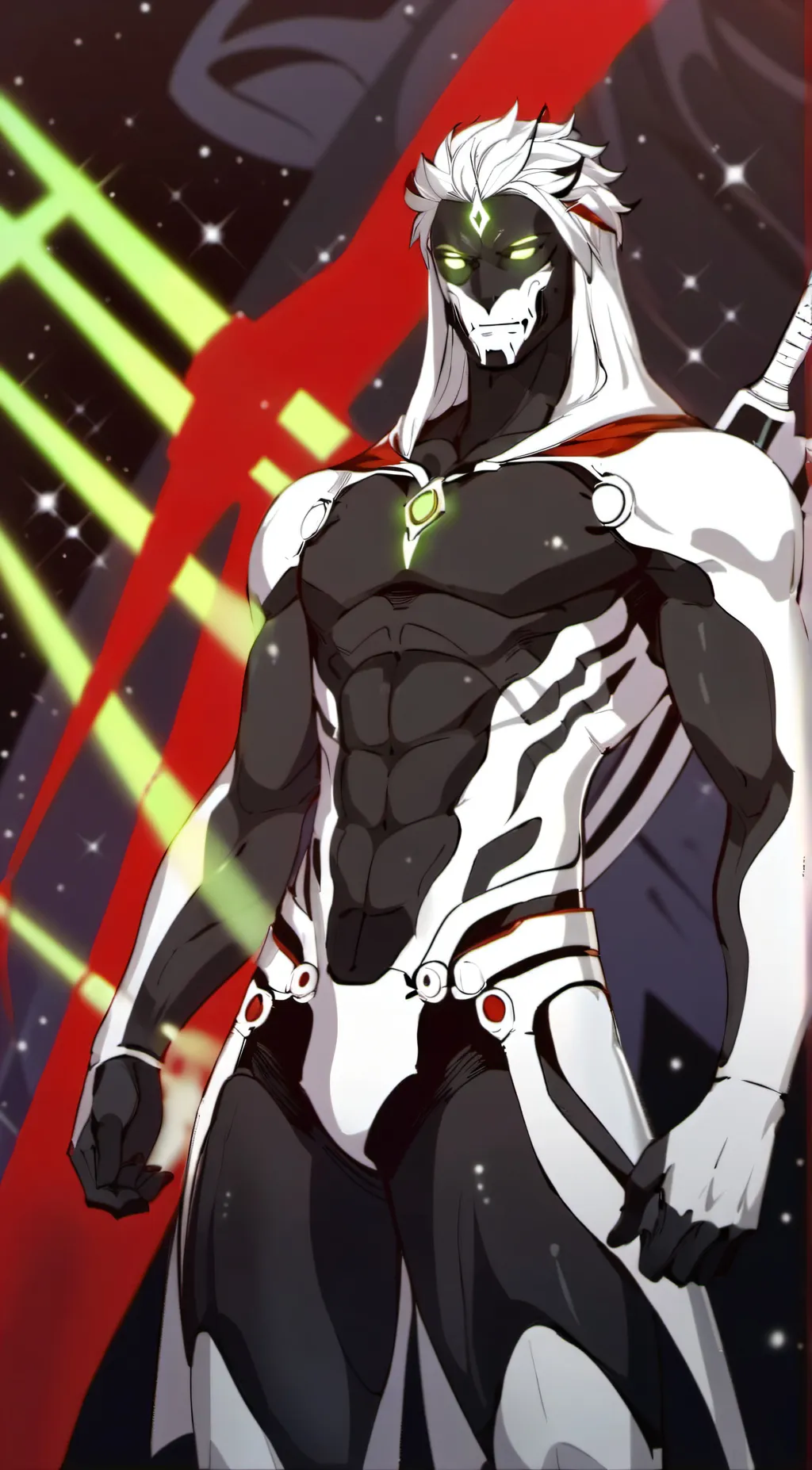 ai character: Leon (true form) background