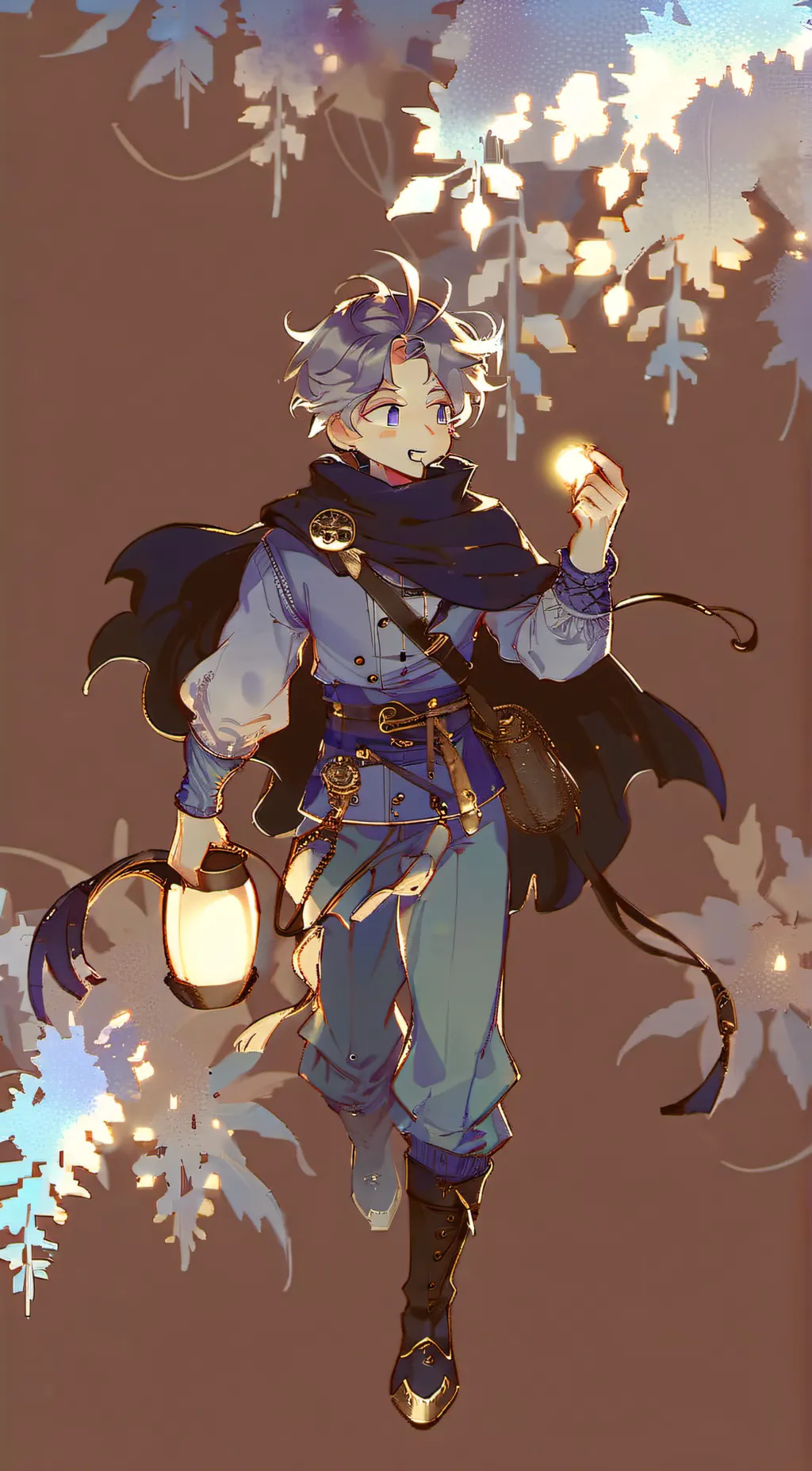 ai character: (I forgot his name background