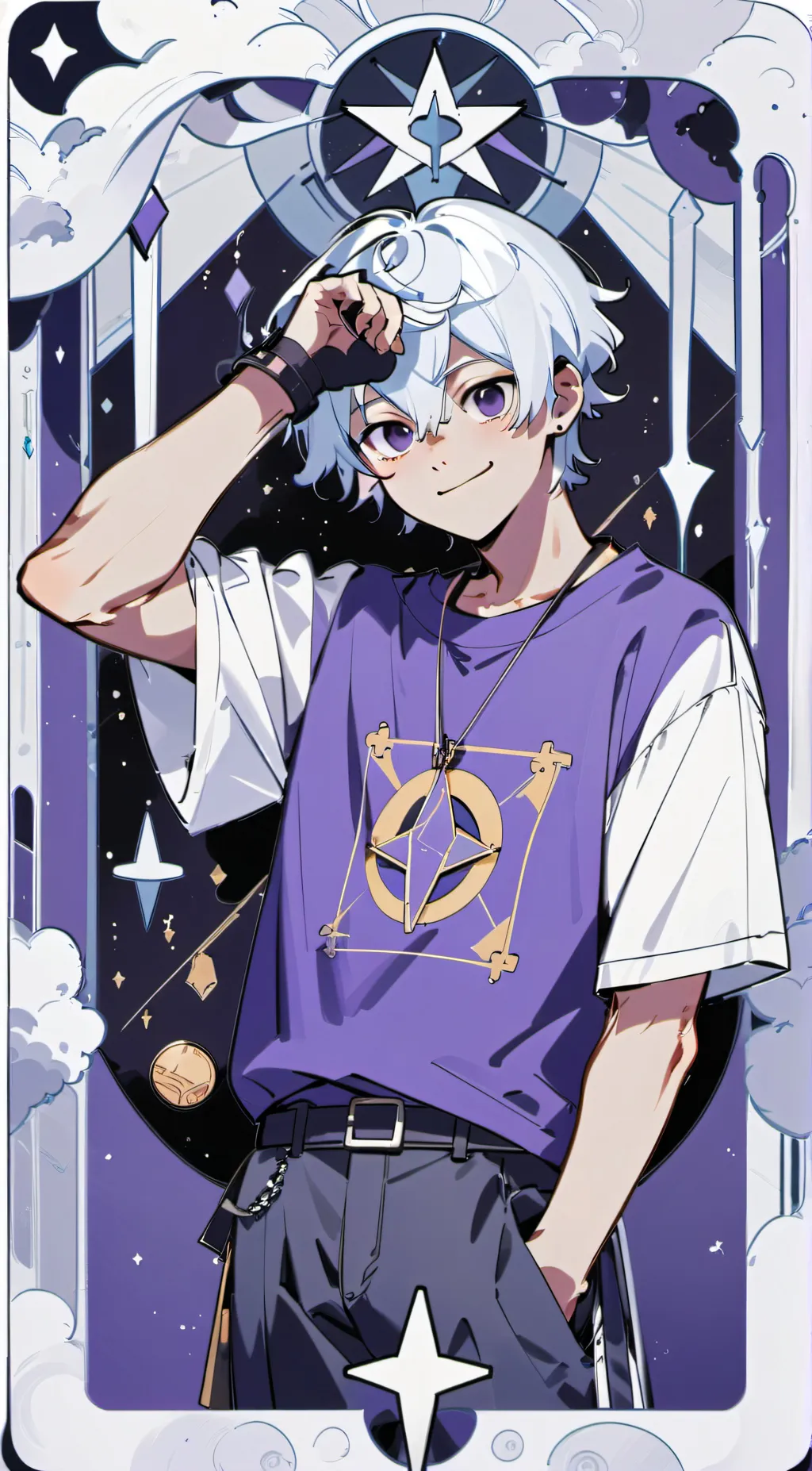 ai character: Jaxton Carmine background