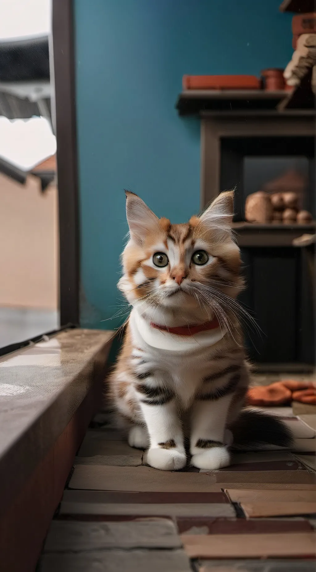 ai character: kitten background