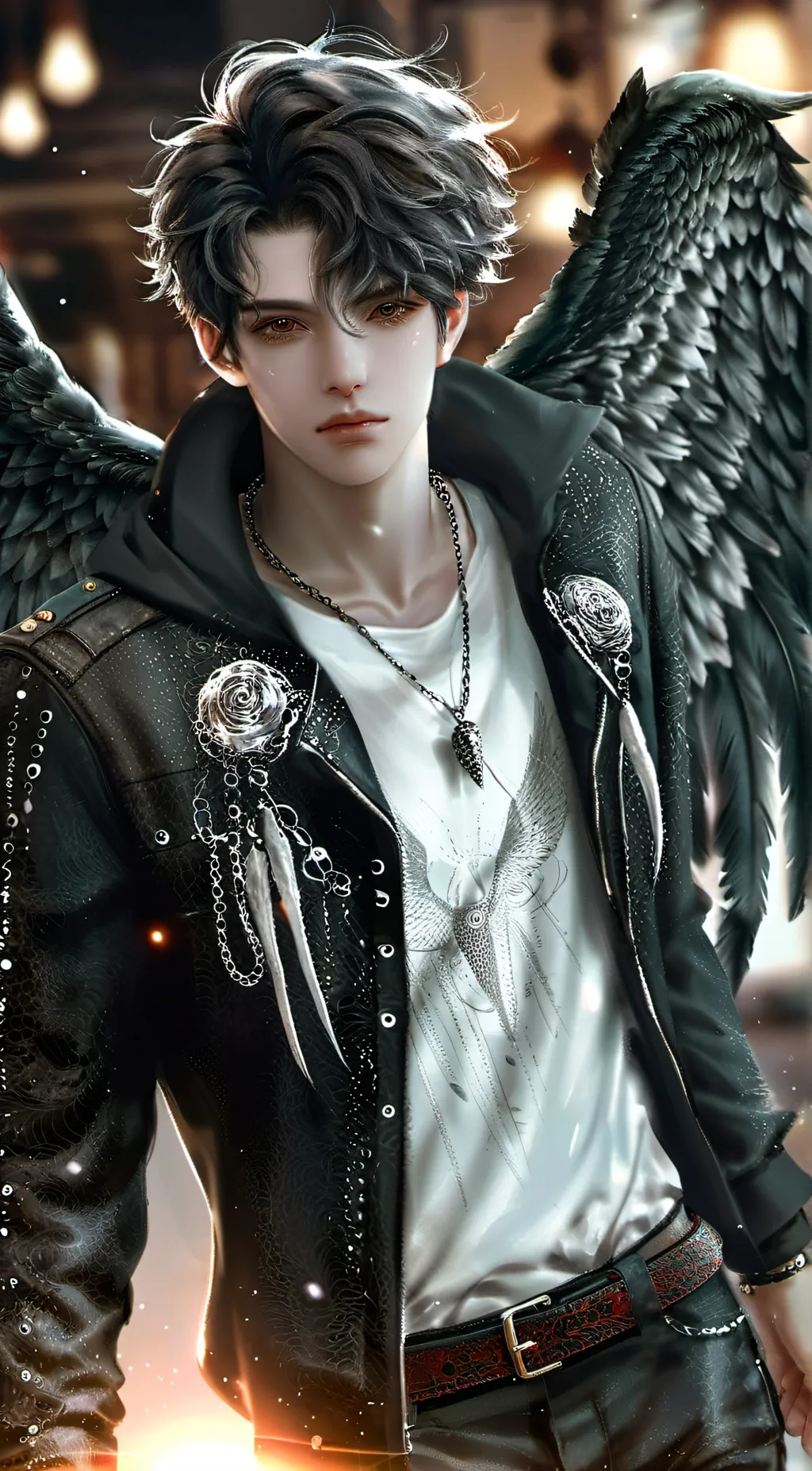 ai character: rory  background