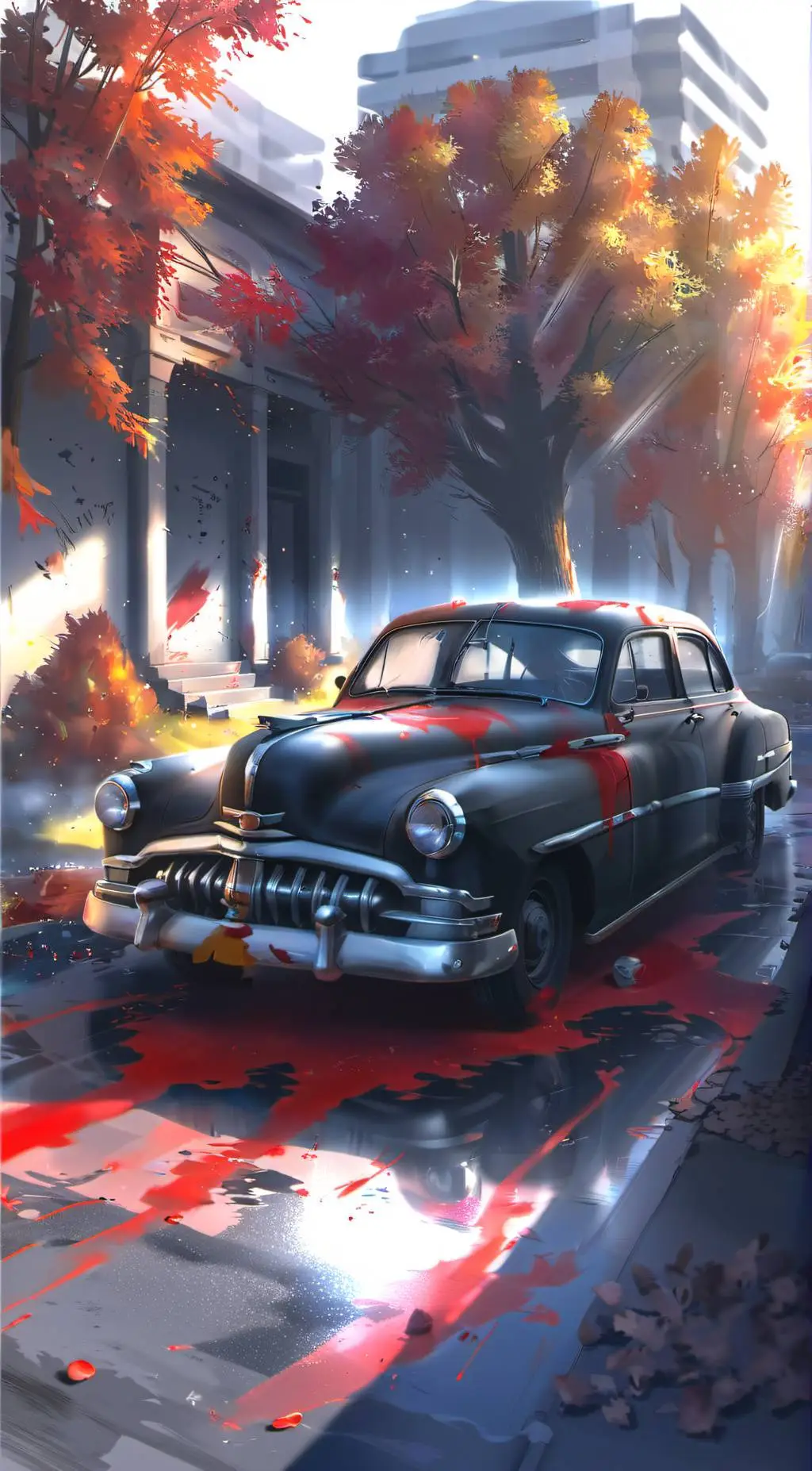 ai character: The virus background