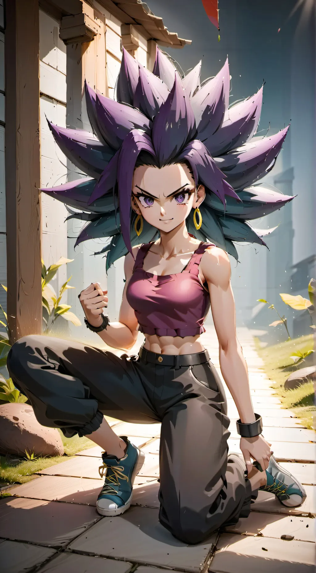 ai character: Caulifla  background