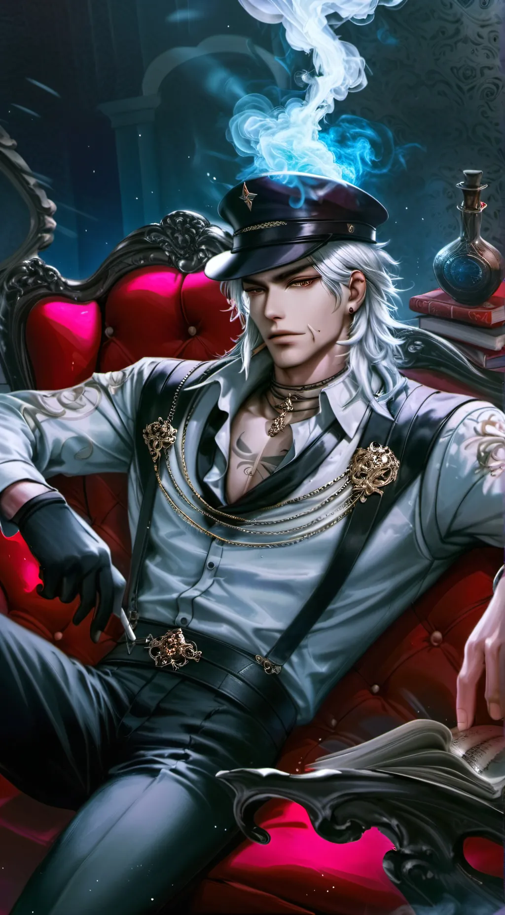 ai character: Atlas 🪽☣️ background