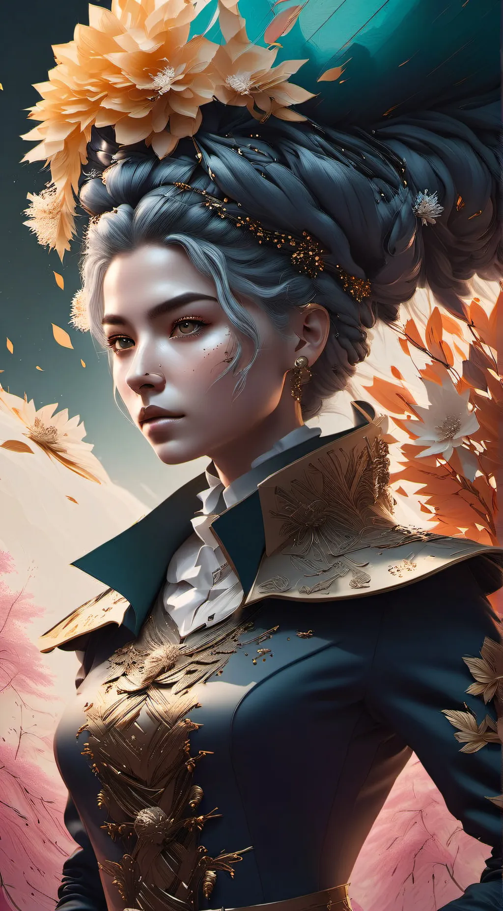 ai character: Ângela  background