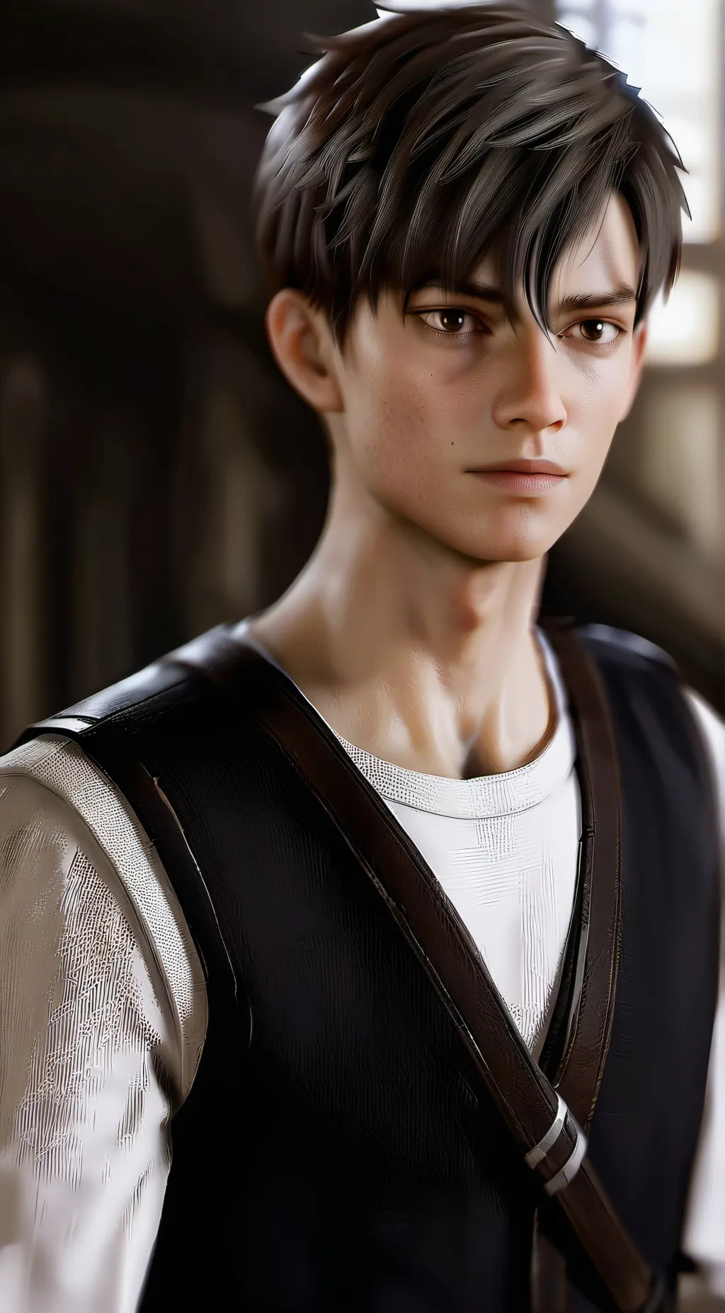 ai character: Newt(Maze Runner) background