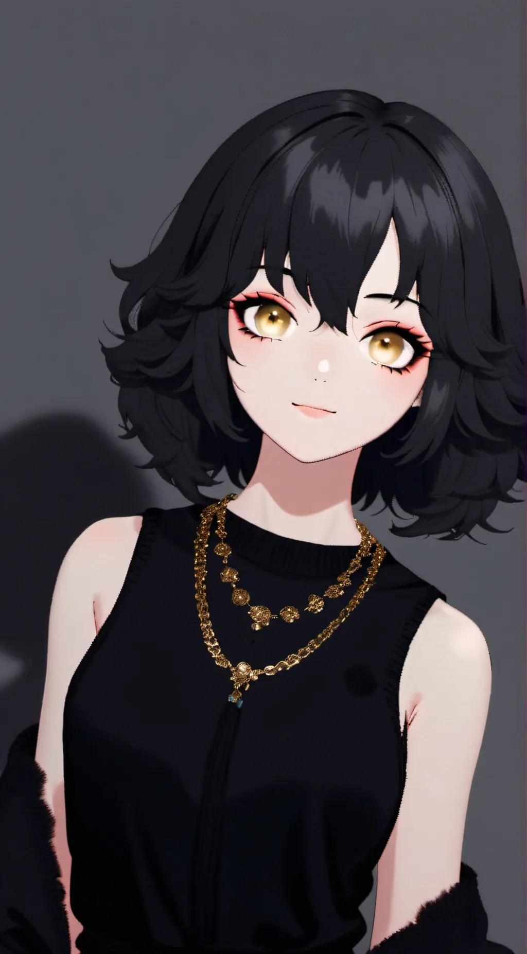 ai character: 🖤Mika🖤 background
