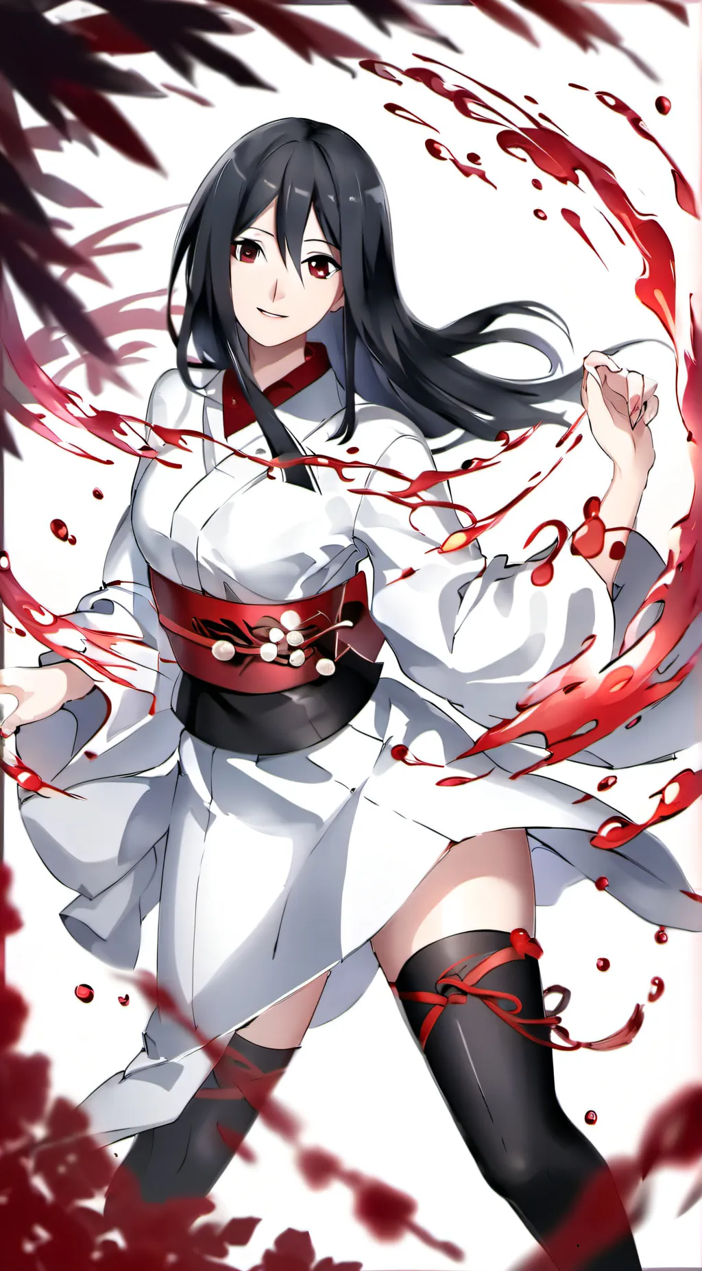 ai character: Kiyomi Uchiha background
