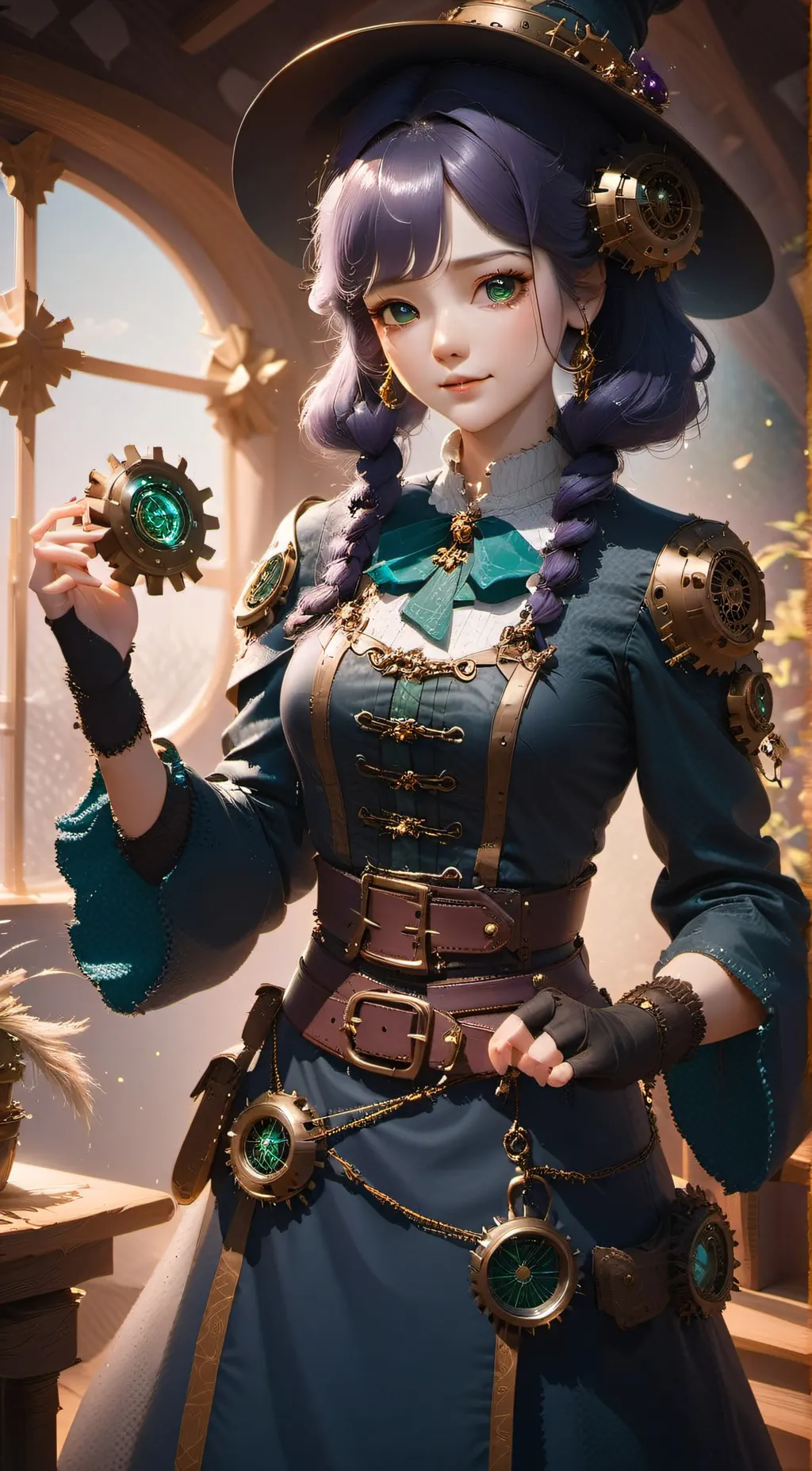 ai character: Aria background