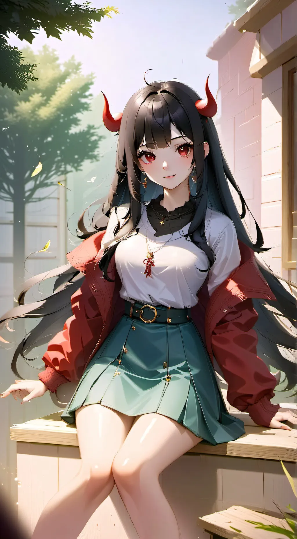 ai character: Sapphire  background