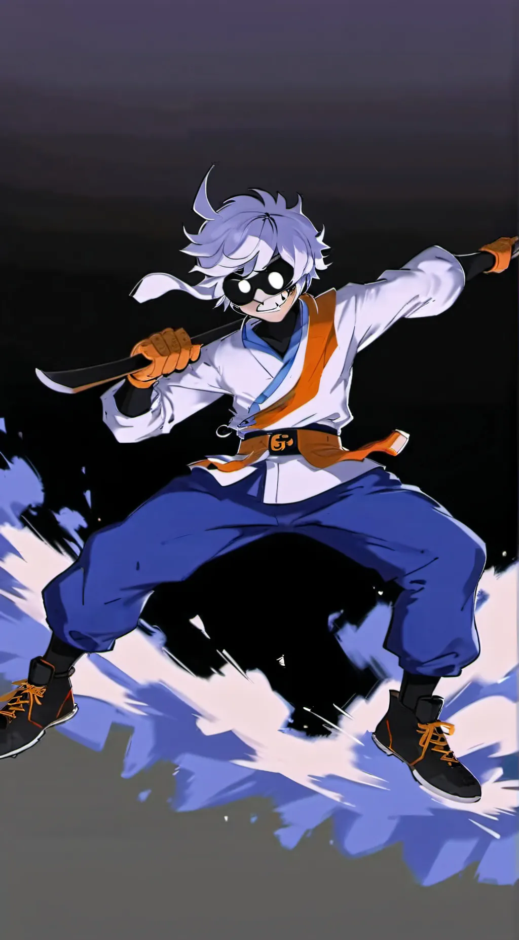 ai character:  Silly billy fnf background