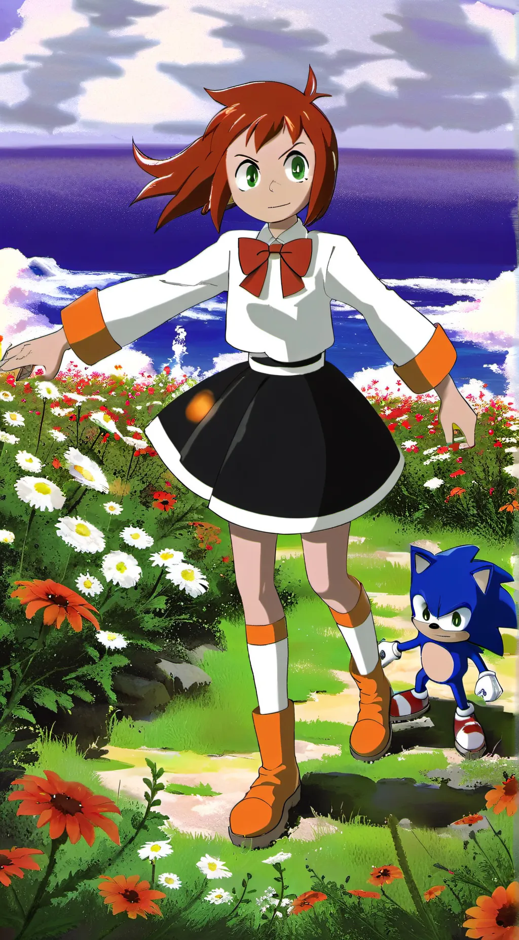 ai character: Luna background