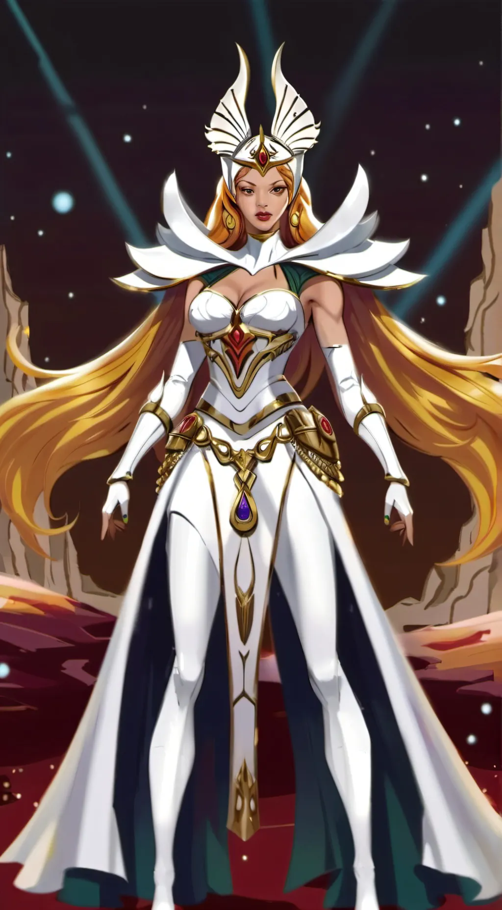 ai character: Queen Zedora background