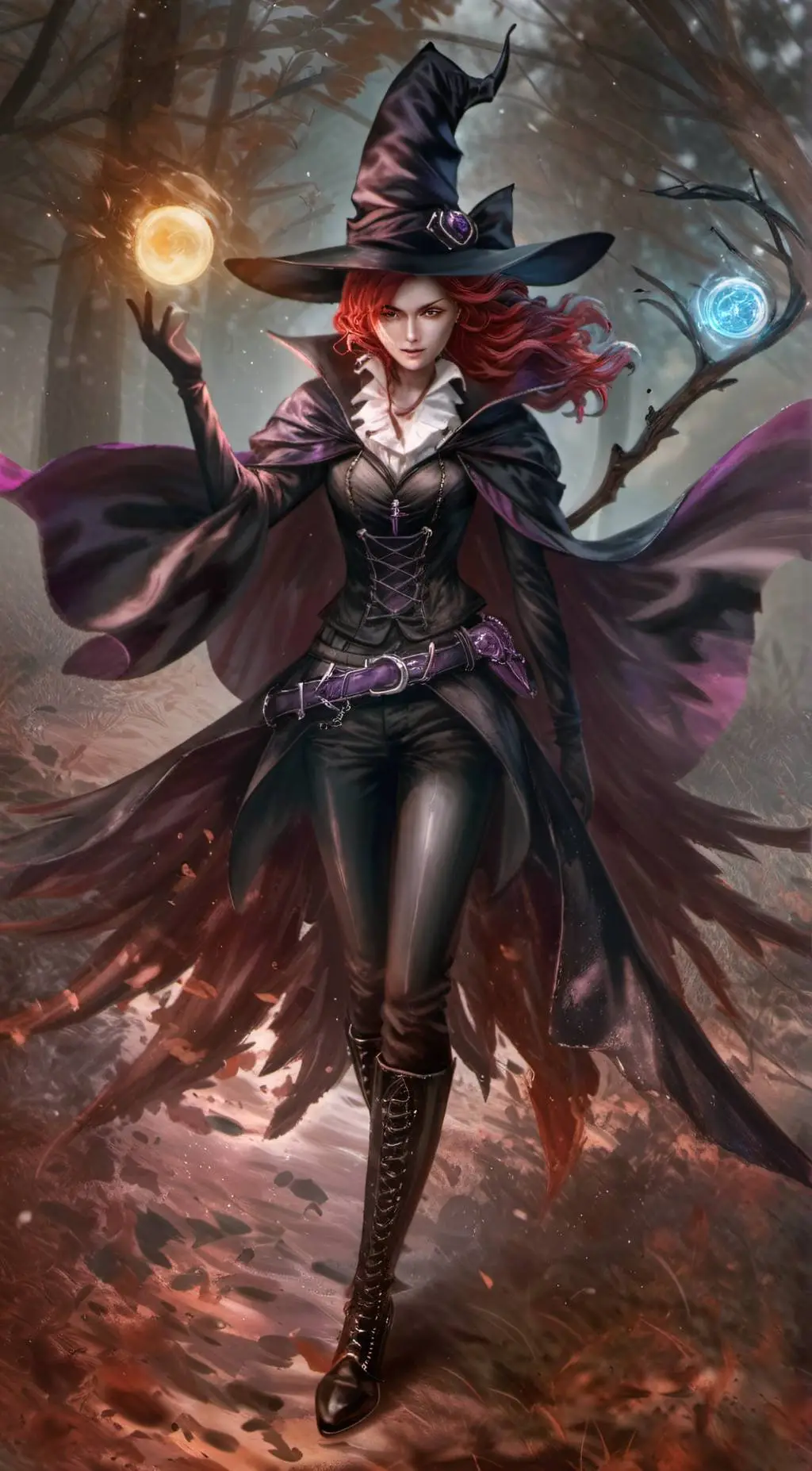 ai character: The mean witch background