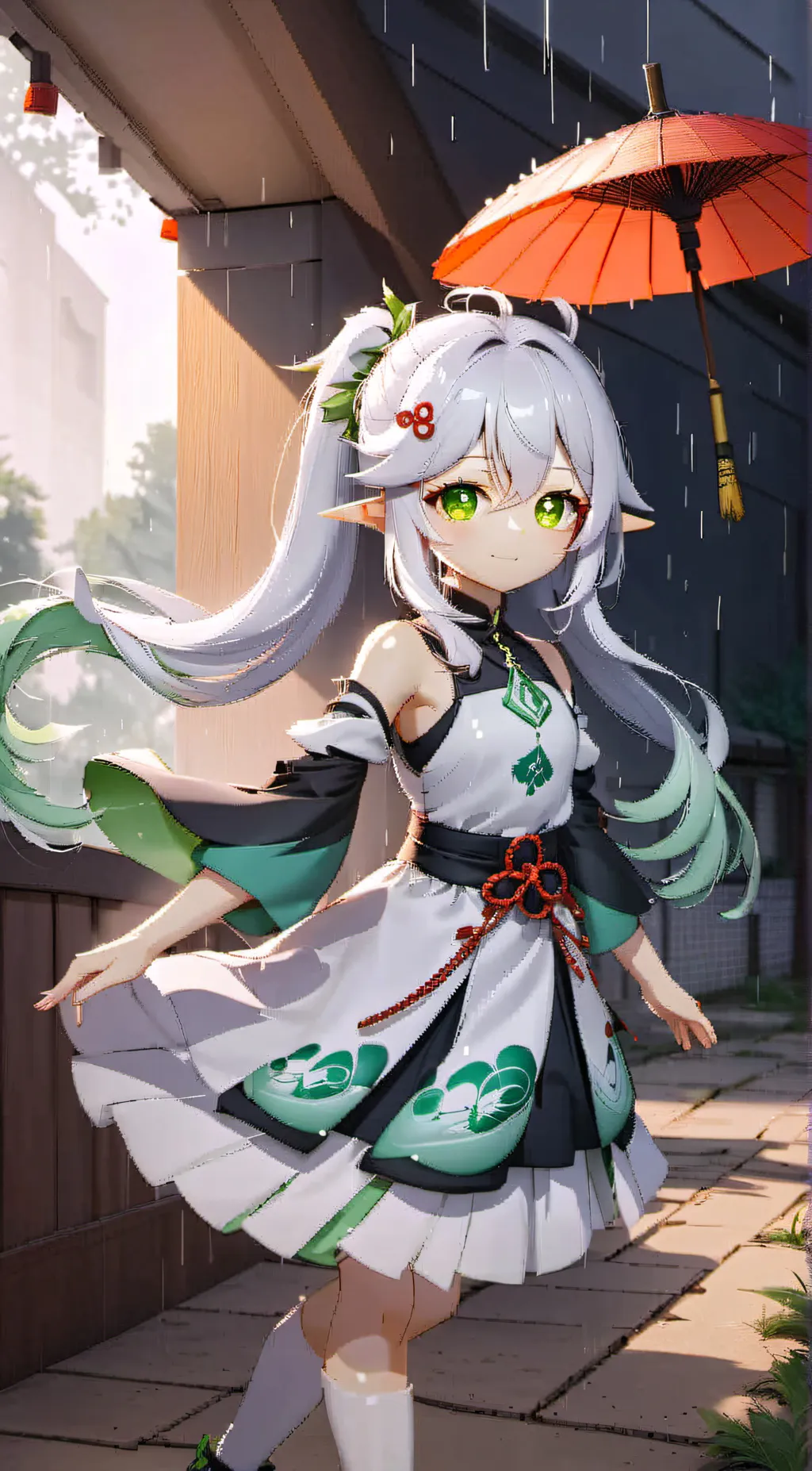 ai character: 🍀Nahida🍀 background