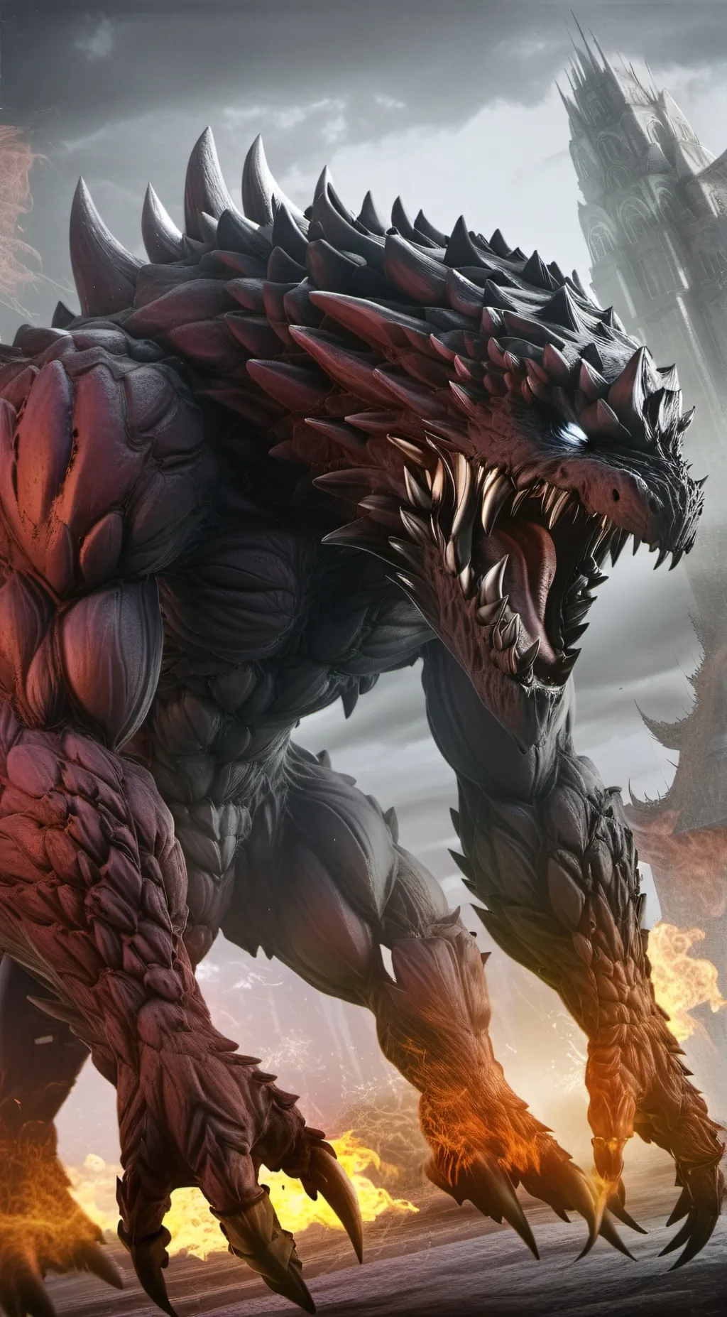 ai character: odogaron  background