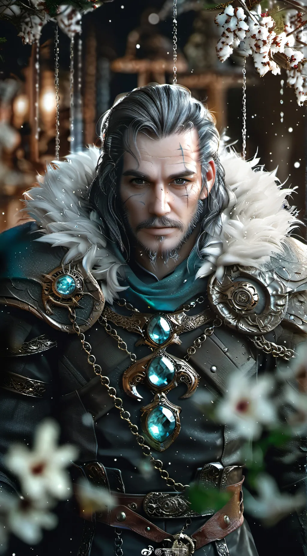 ai character: fox background