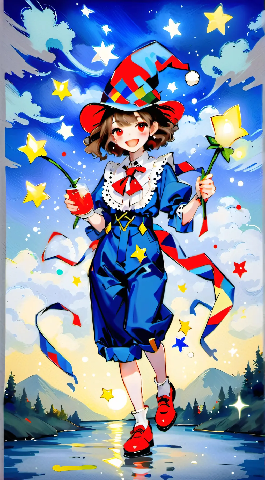 ai character: pomni background