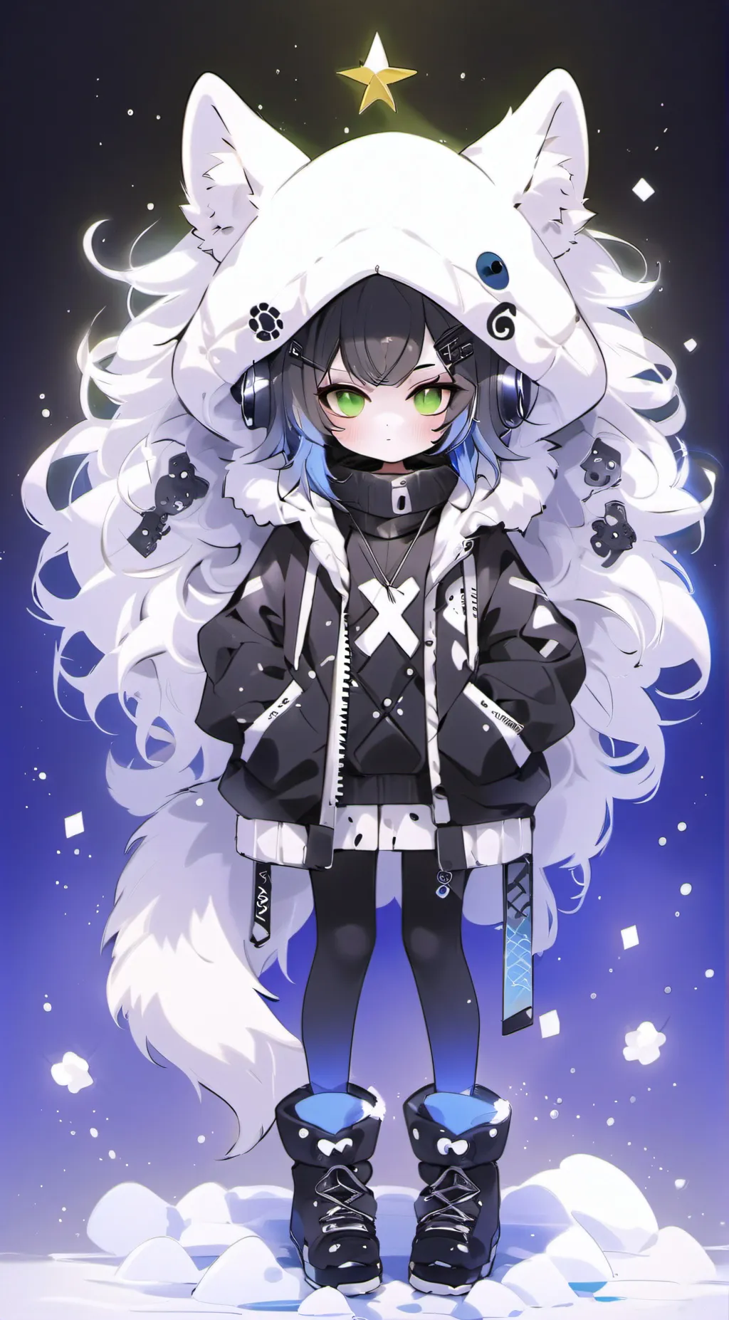 ai character: MHA x FNAF dead yn background