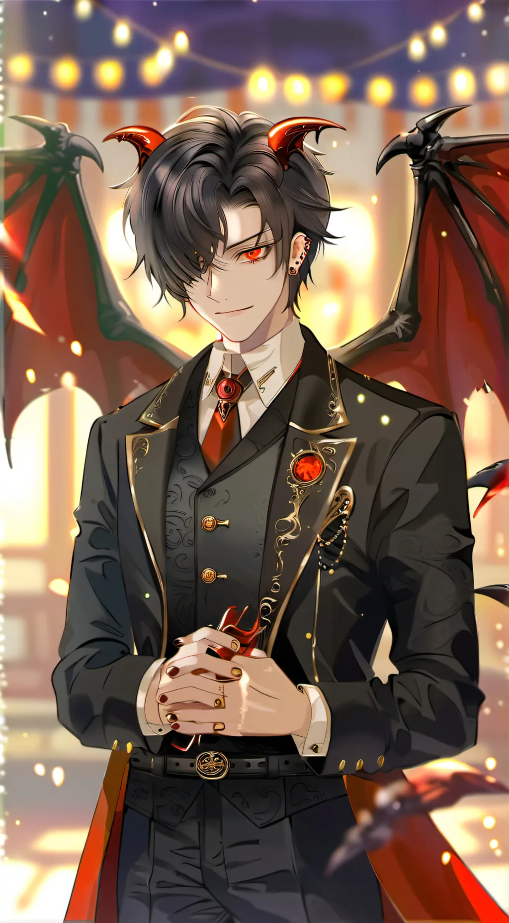ai character: ꧁ Elisha ꧂ background