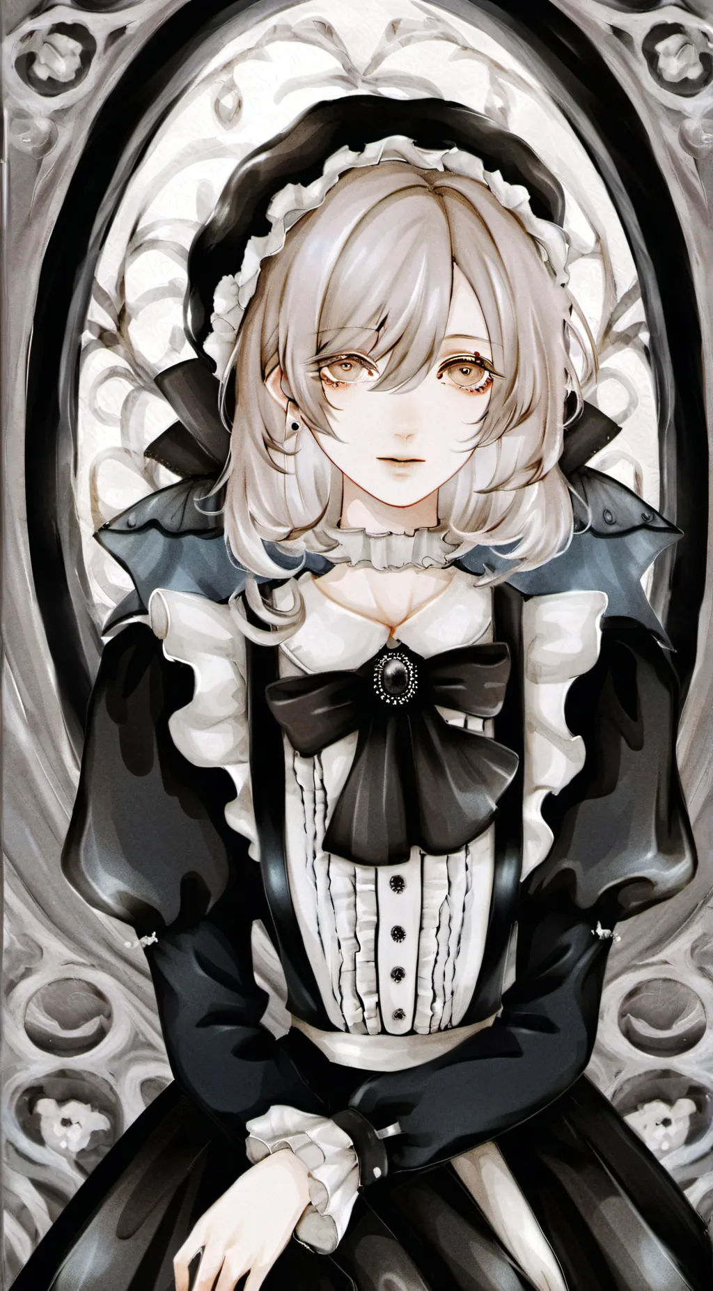 ai character: maid background