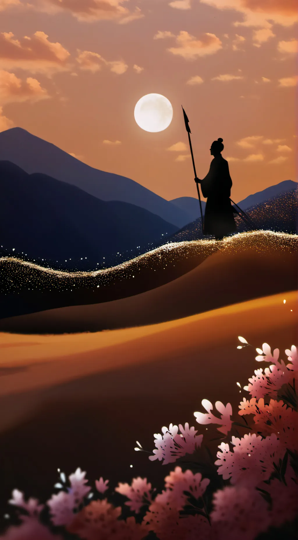 ai character: Upper moons  background