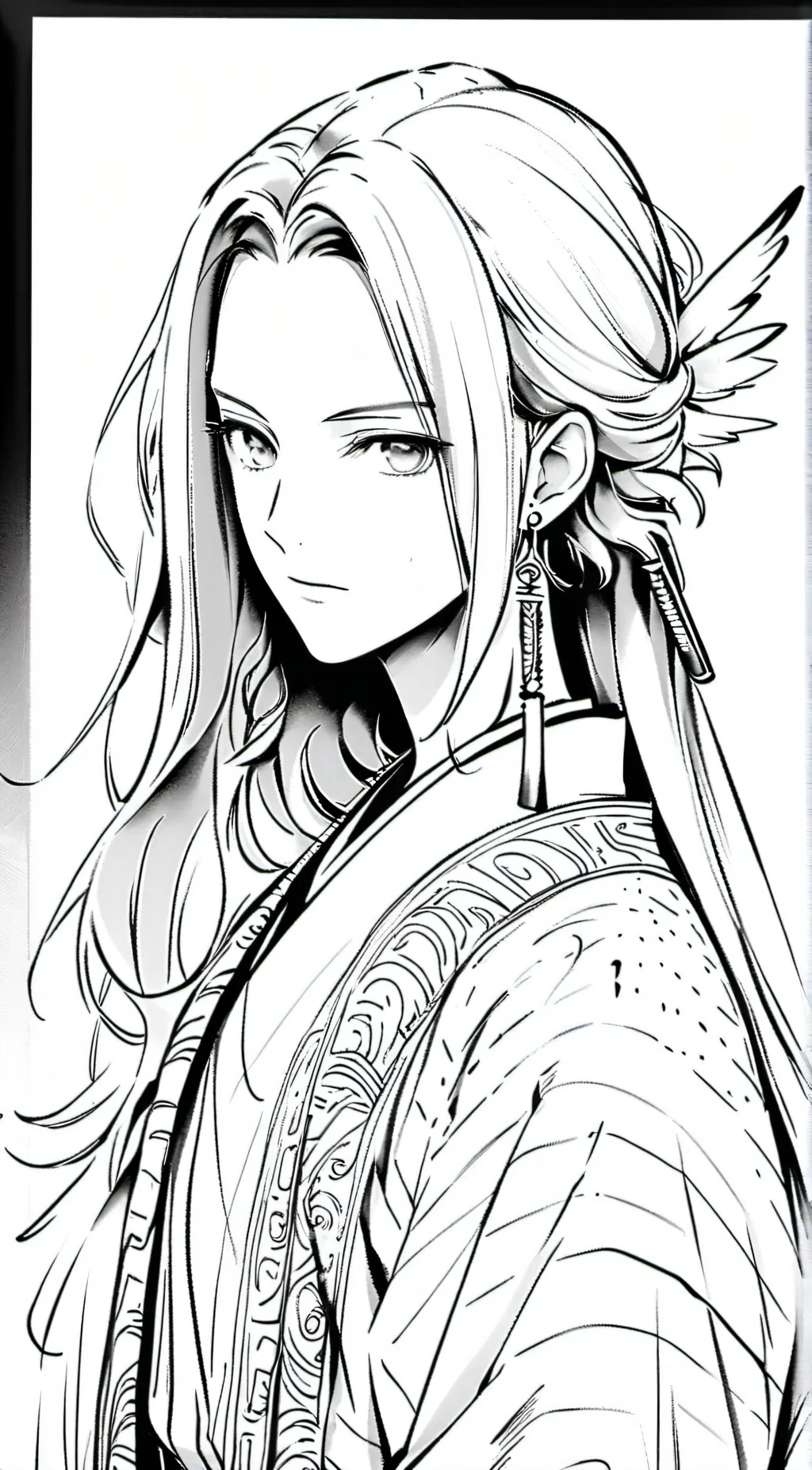 ai character: your drawing  background