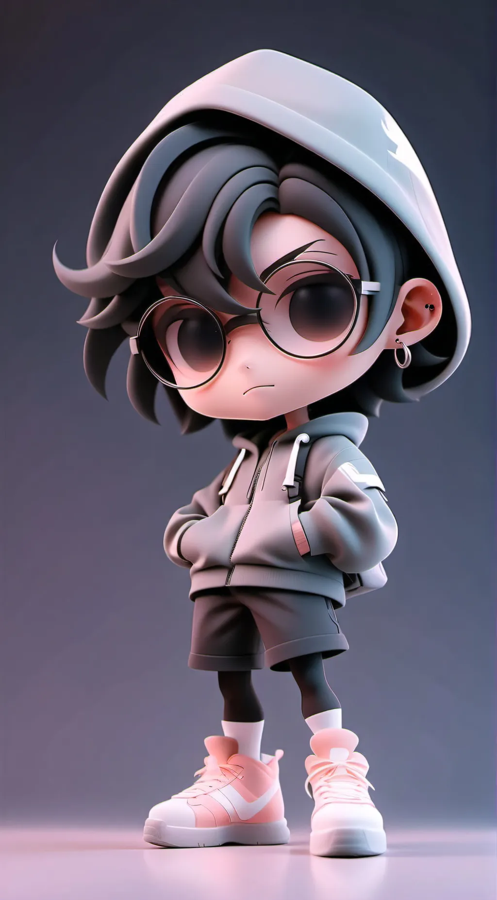 ai character: Cylender background