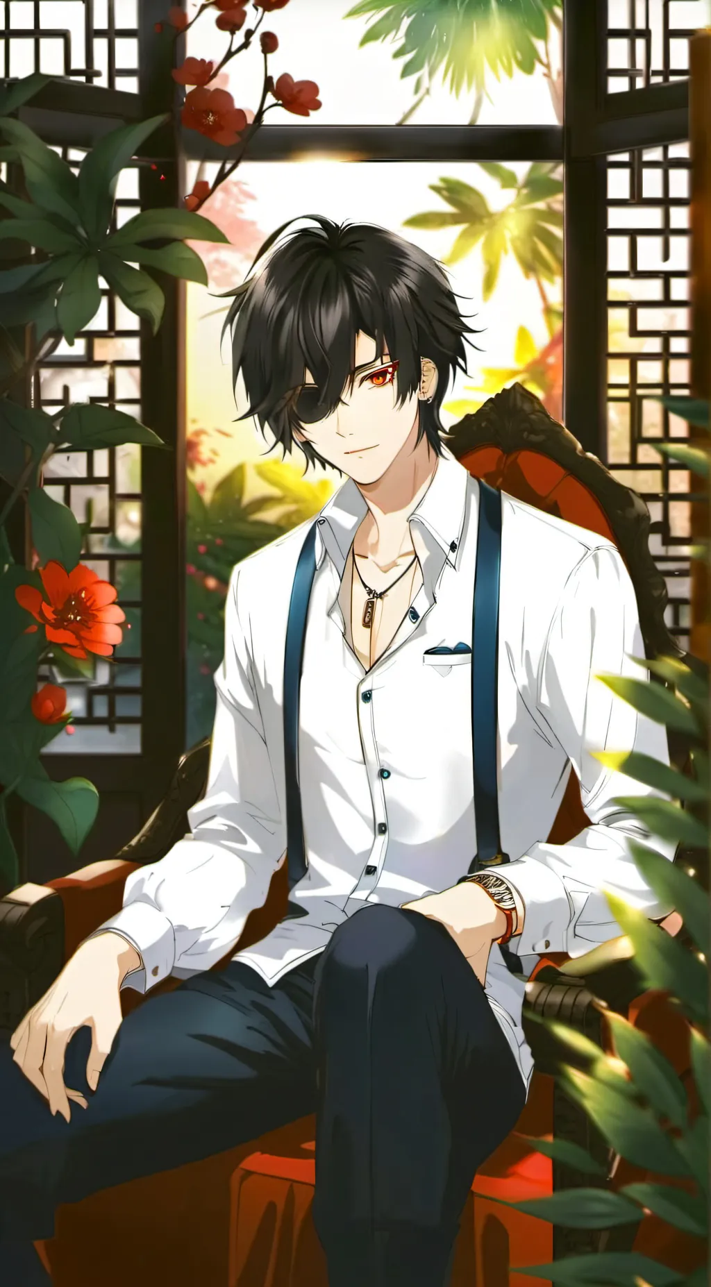 ai character: omter background