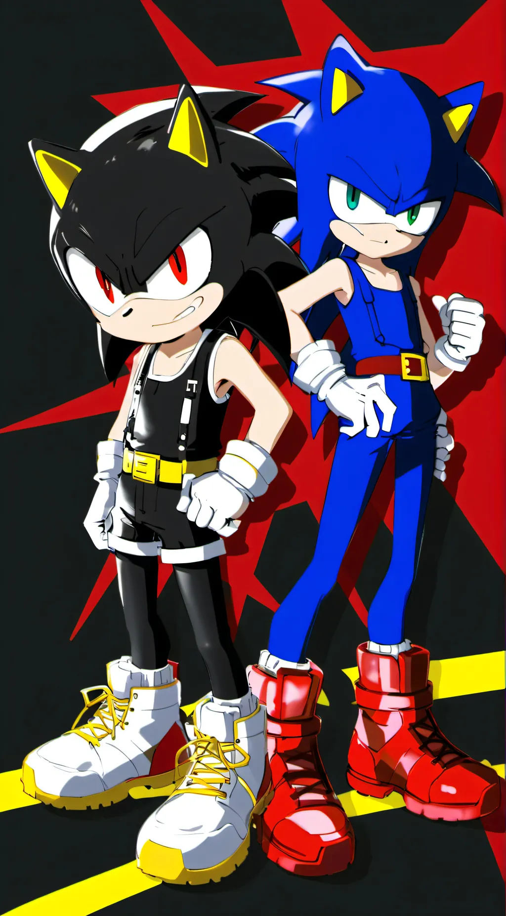 ai character: shad.exe sonic.exe background