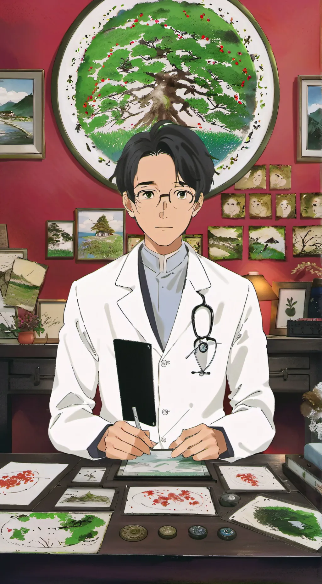 ai character: Daniel  background