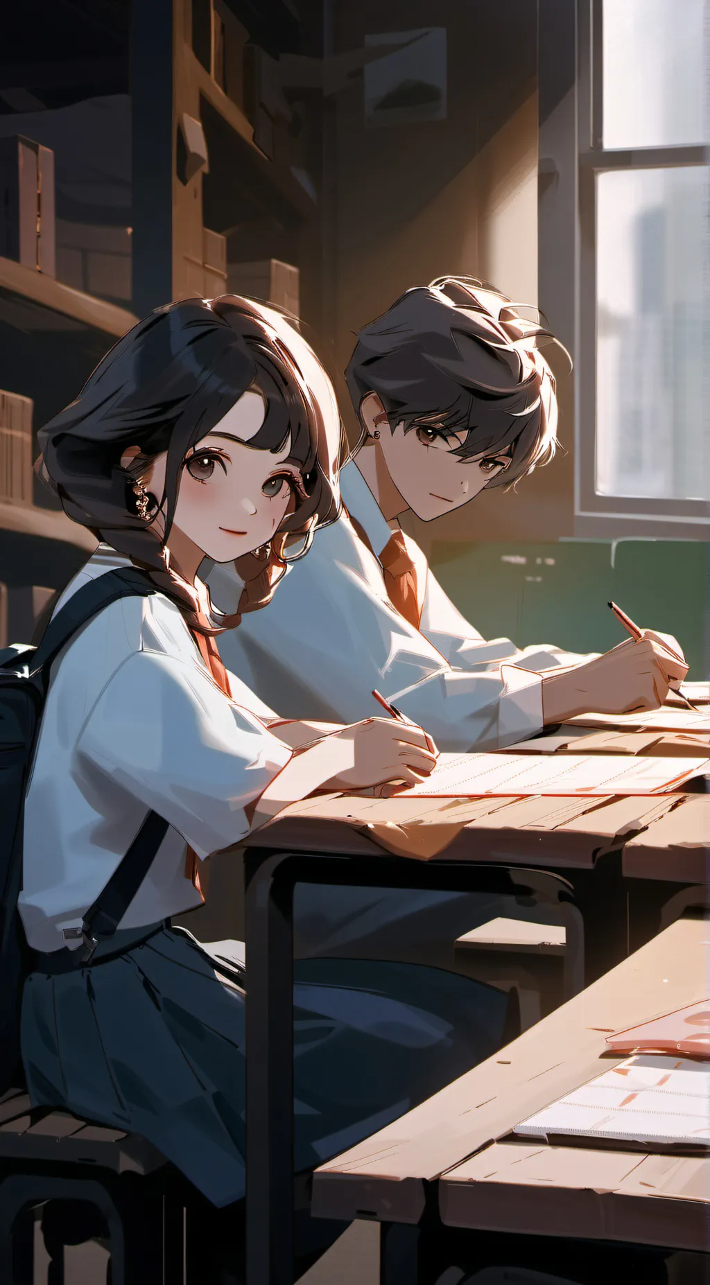 ai character: MHA (kids) background