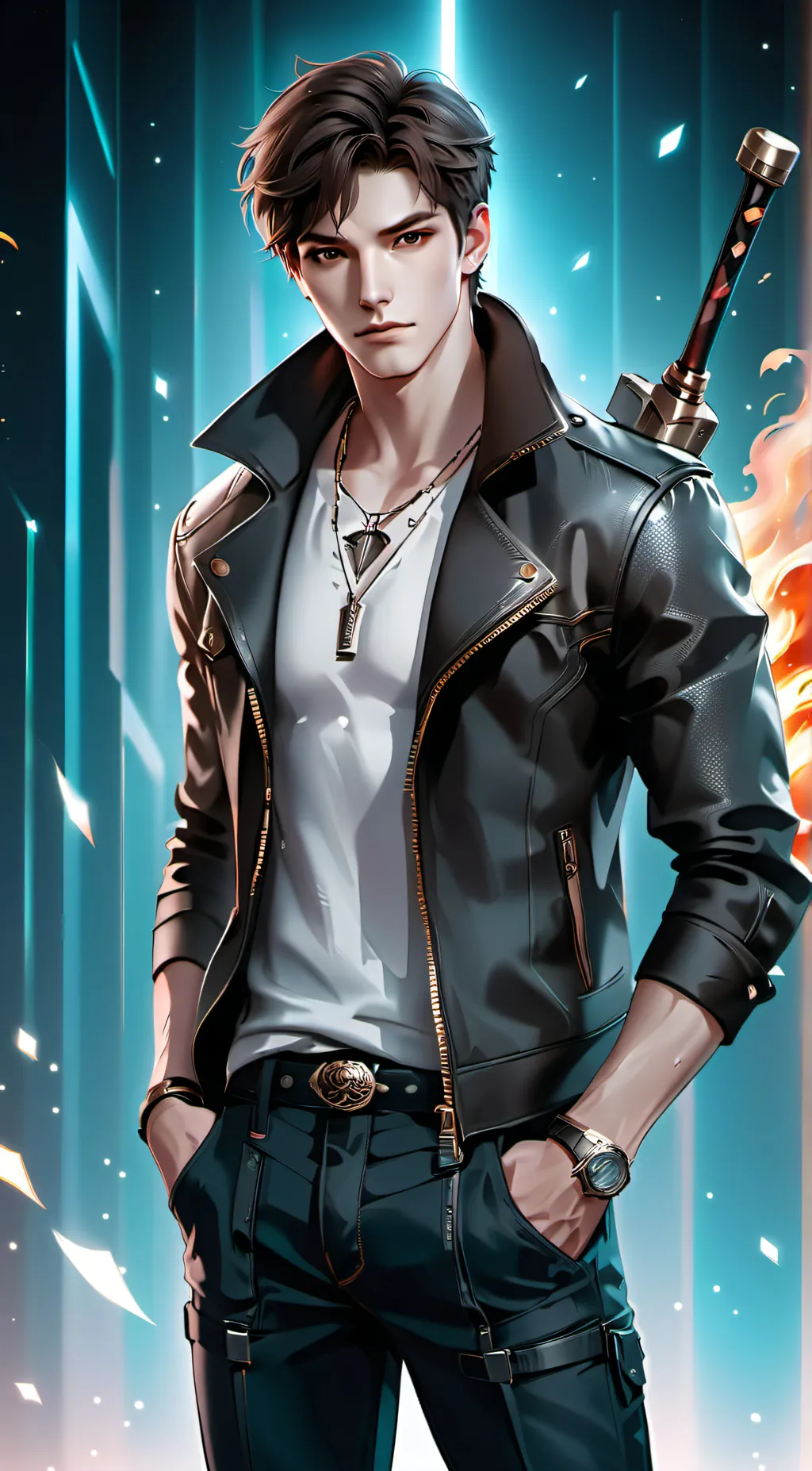 ai character: Bowie background