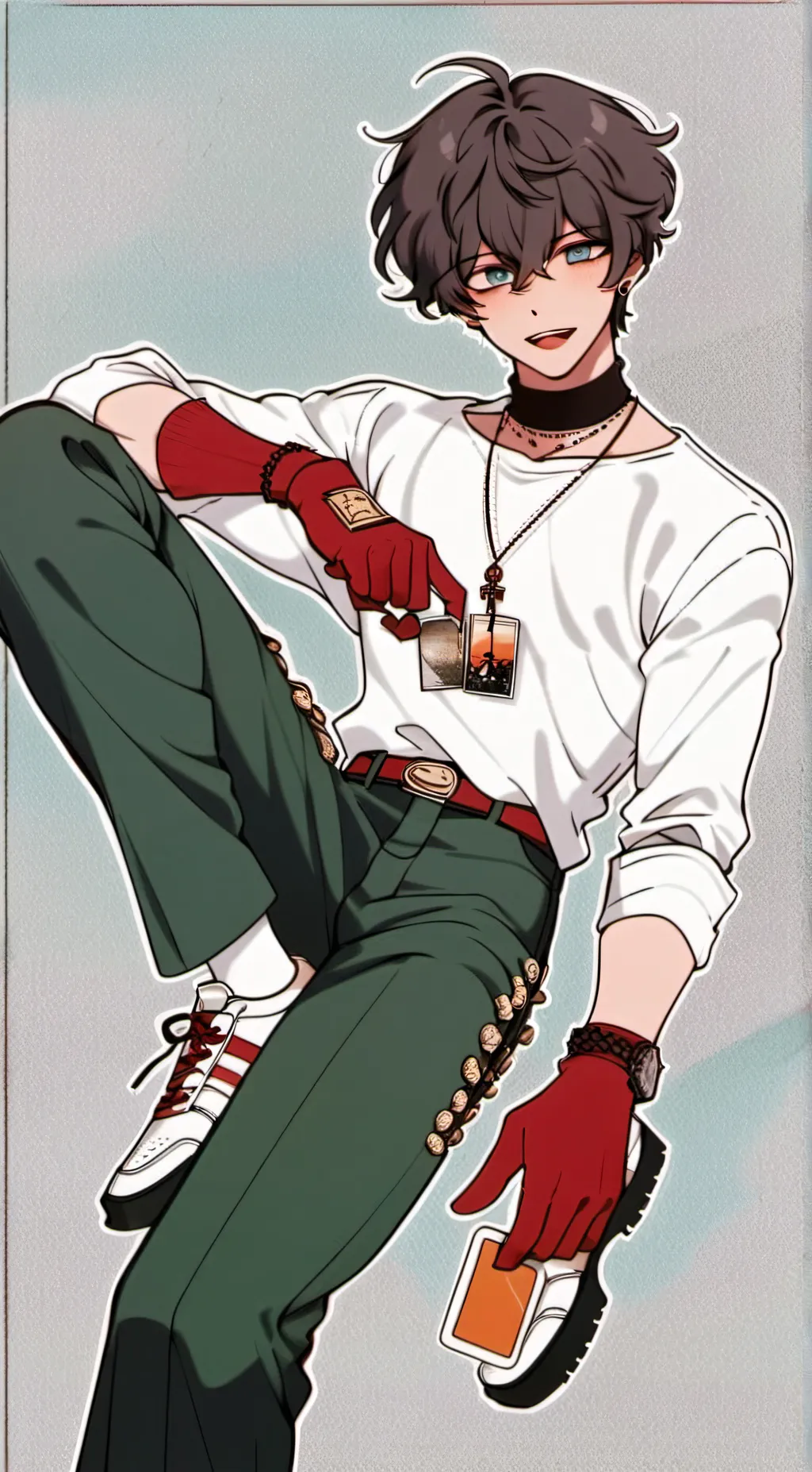 ai character: Micheal afton background