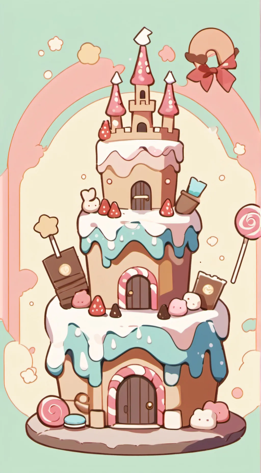 ai character: Candy Carrier Chao background