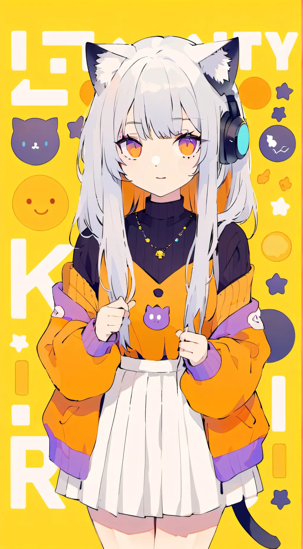 ai character: Fianceé (☆) background